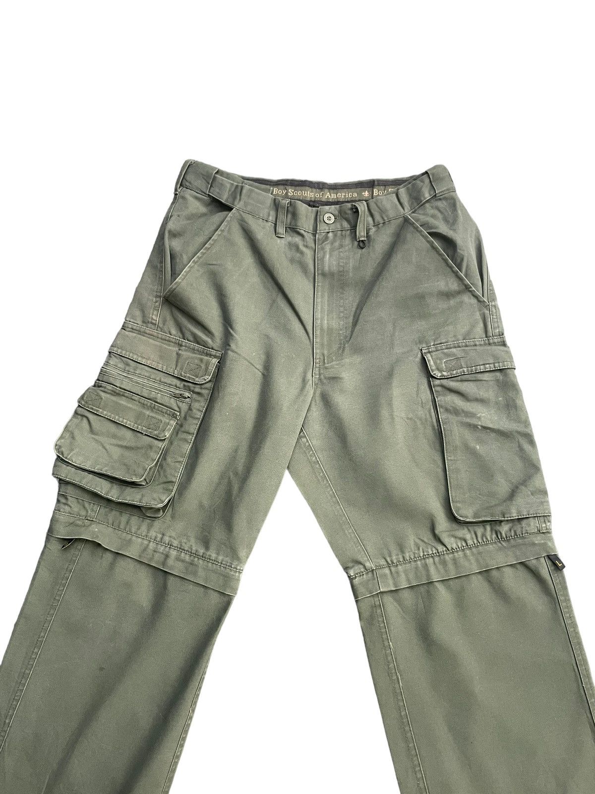 Vintage Boy Scouts Of America Cargo Short Trouser Size US 32 / EU 48 - 3 Thumbnail