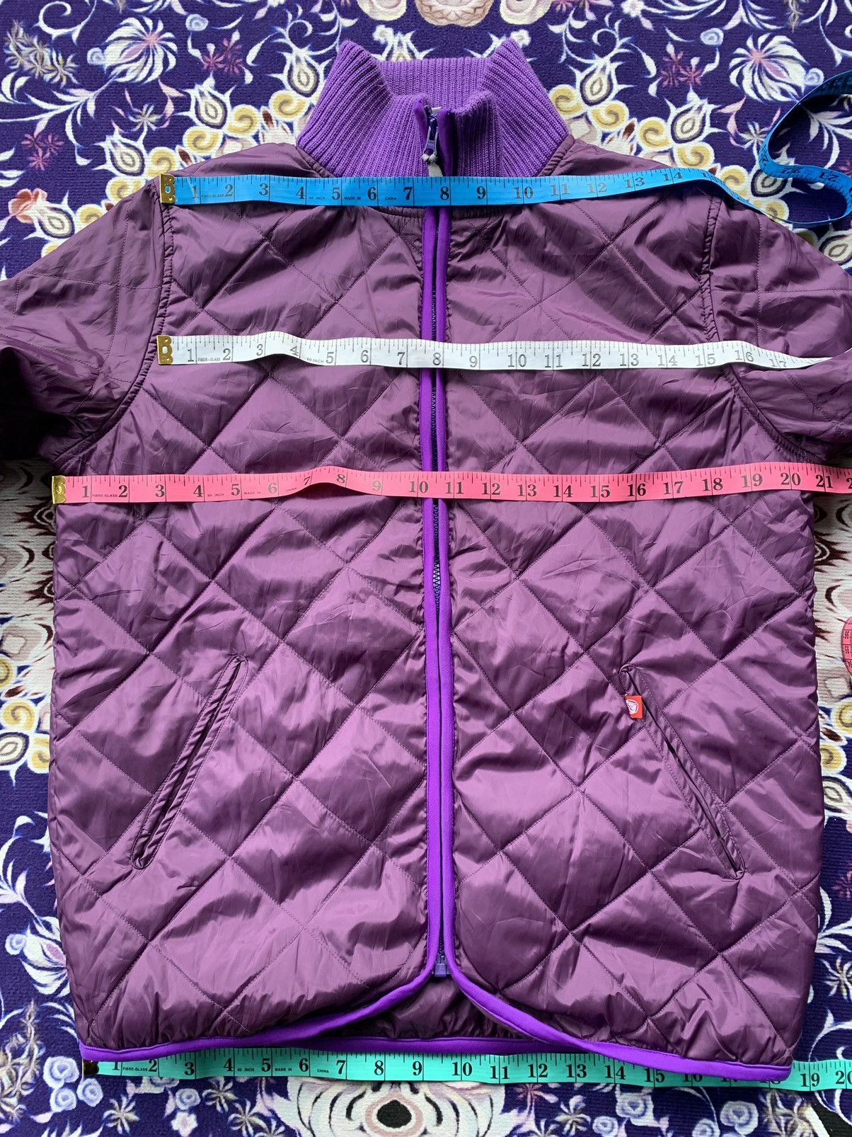 Quiksilver Roxy Quilted Bombers Jacket Size US L / EU 52-54 / 3 - 5 Thumbnail