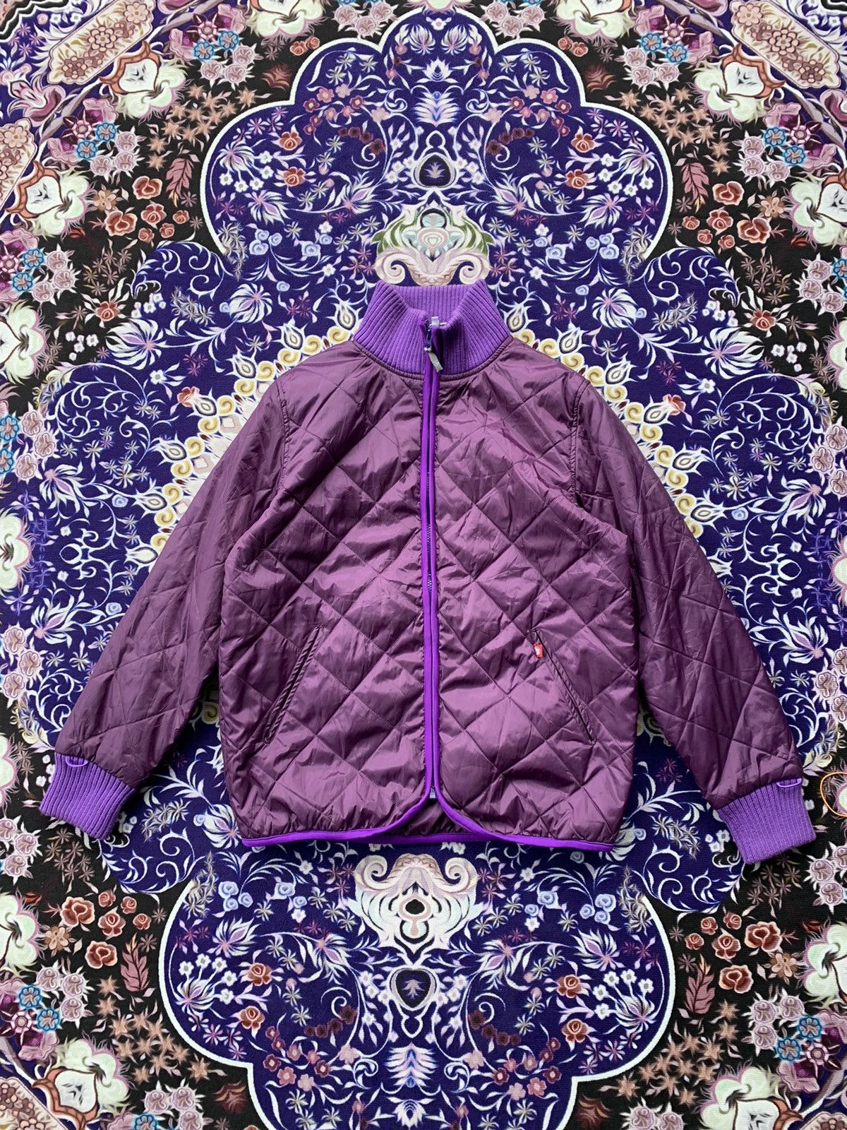 Quiksilver Roxy Quilted Bombers Jacket Size US L / EU 52-54 / 3 - 1 Thumbnail