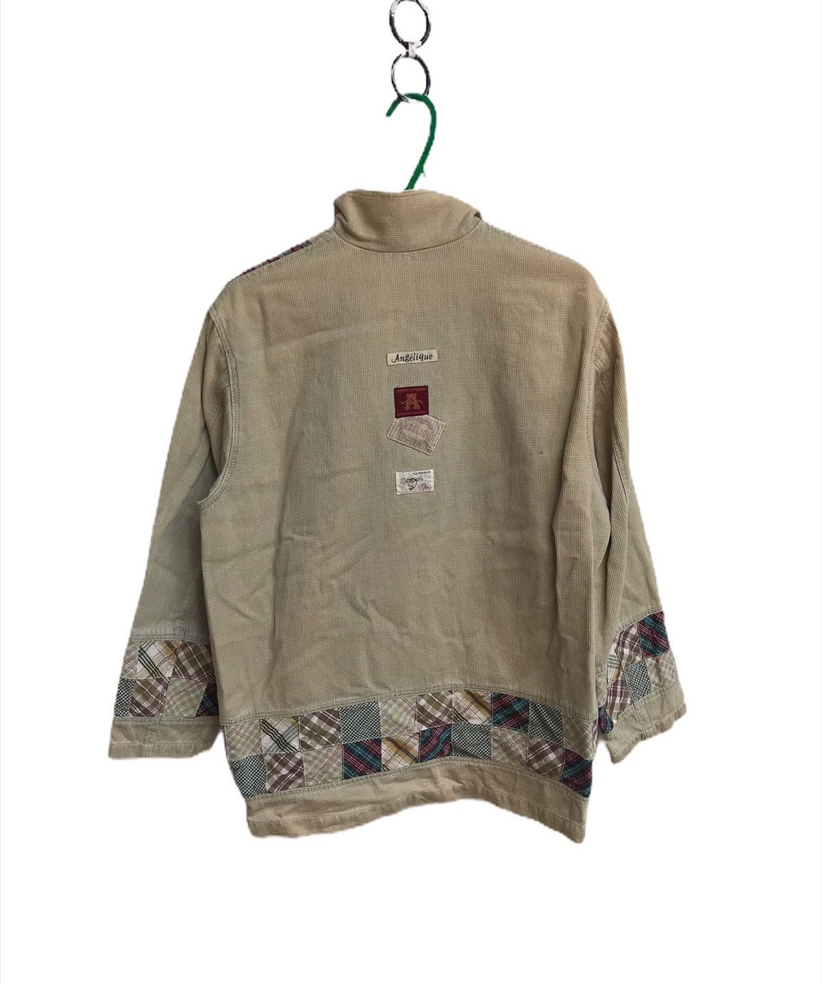 Japanese Brand × Vintage 🔥Angelique Patchwork Pattern Button Light Jacket Size US M / EU 48-50 / 2 - 2 Thumbnail