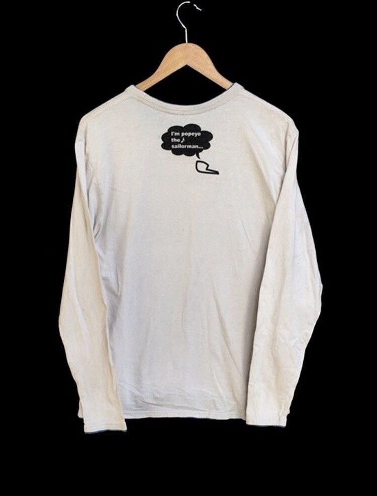 Vintage 🔥Popeye The Sailor Man Long Sleeve T Shirts Size US S / EU 44-46 / 1 - 2 Thumbnail