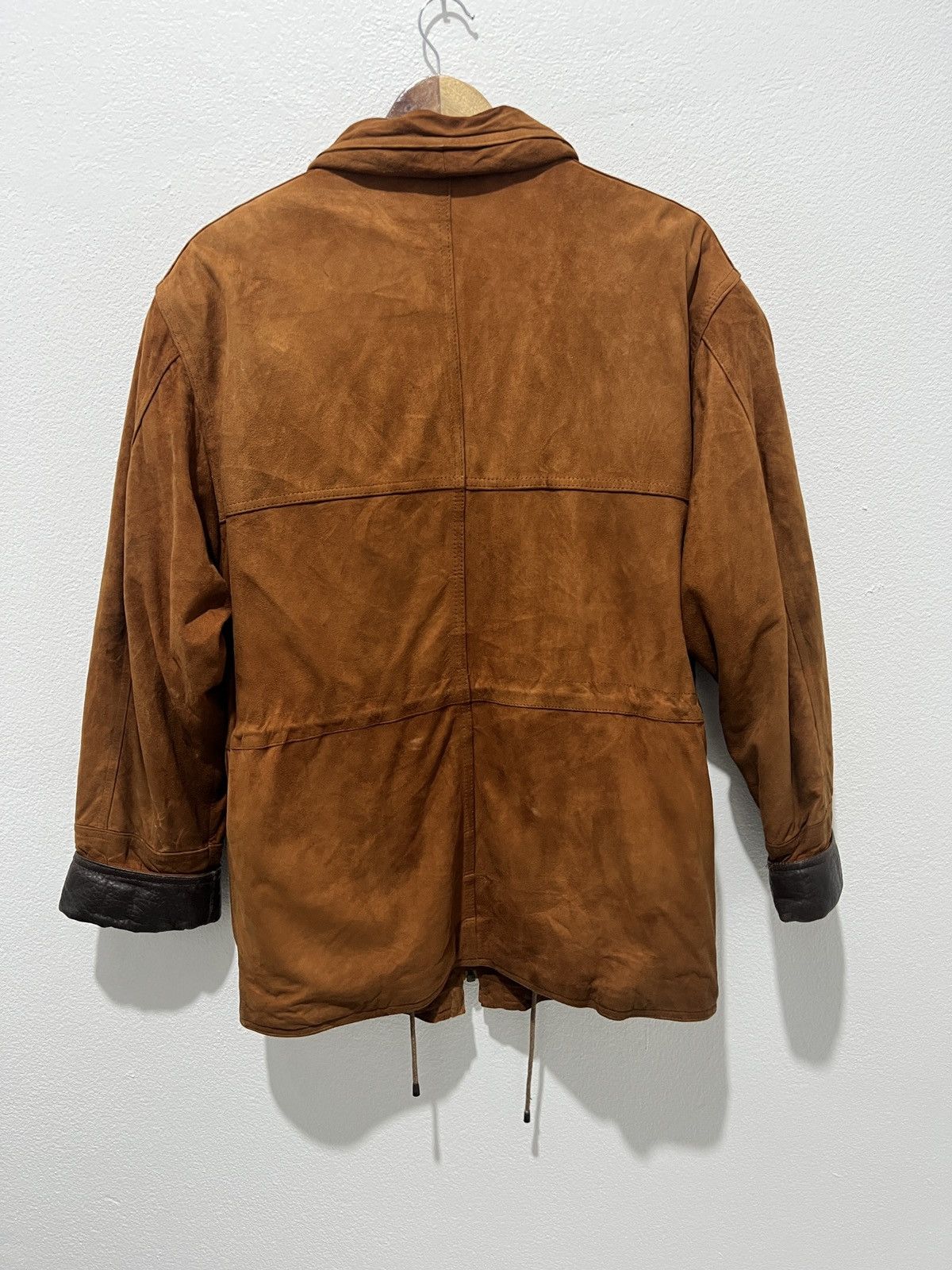 Japanese Brand × Vintage 🔥Rare Leather Suede Jacket Size US M / EU 48-50 / 2 - 2 Thumbnail