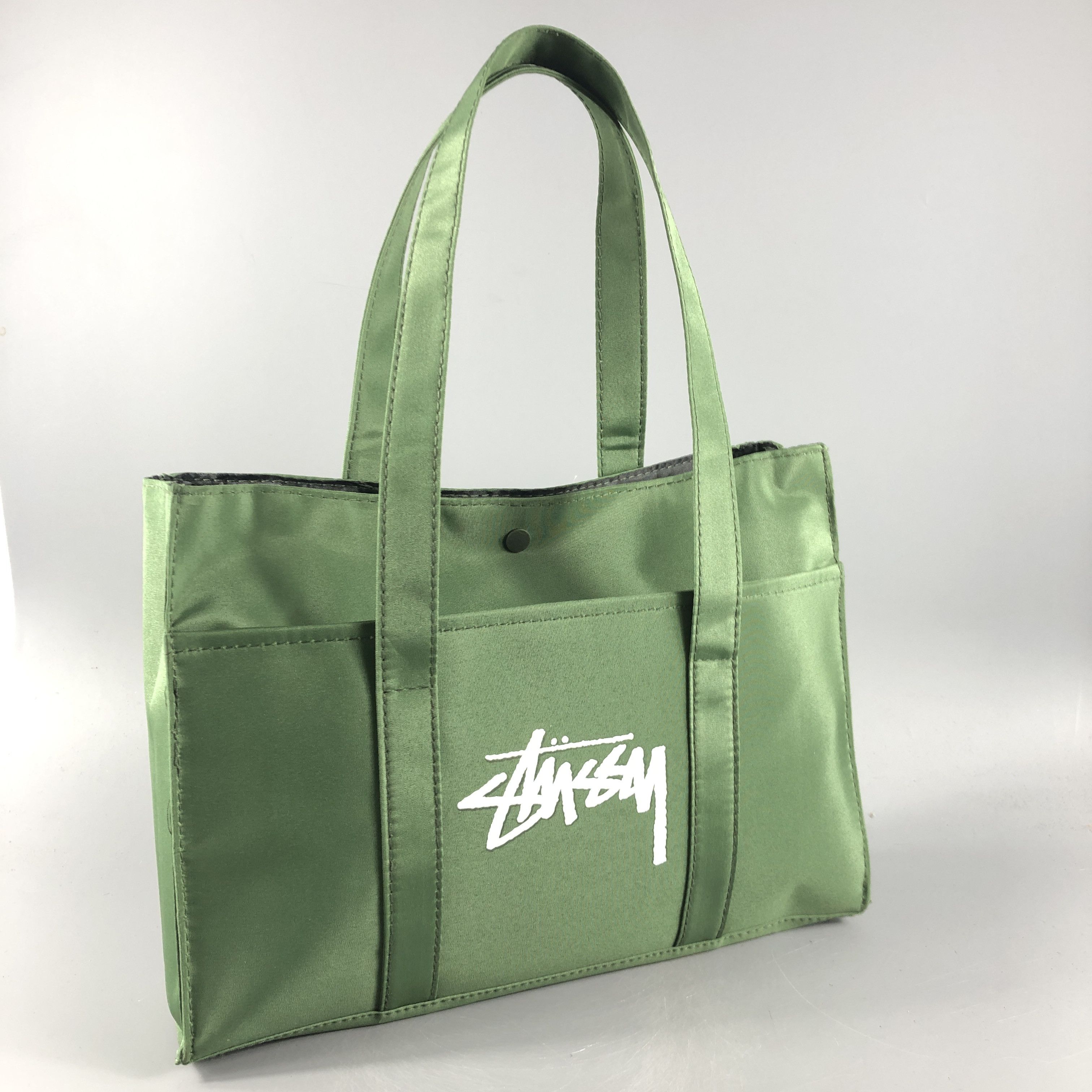 Stussy Stussy Military Colour Tote Bag Stussy Magazine Bags Size ONE SIZE - 4 Thumbnail