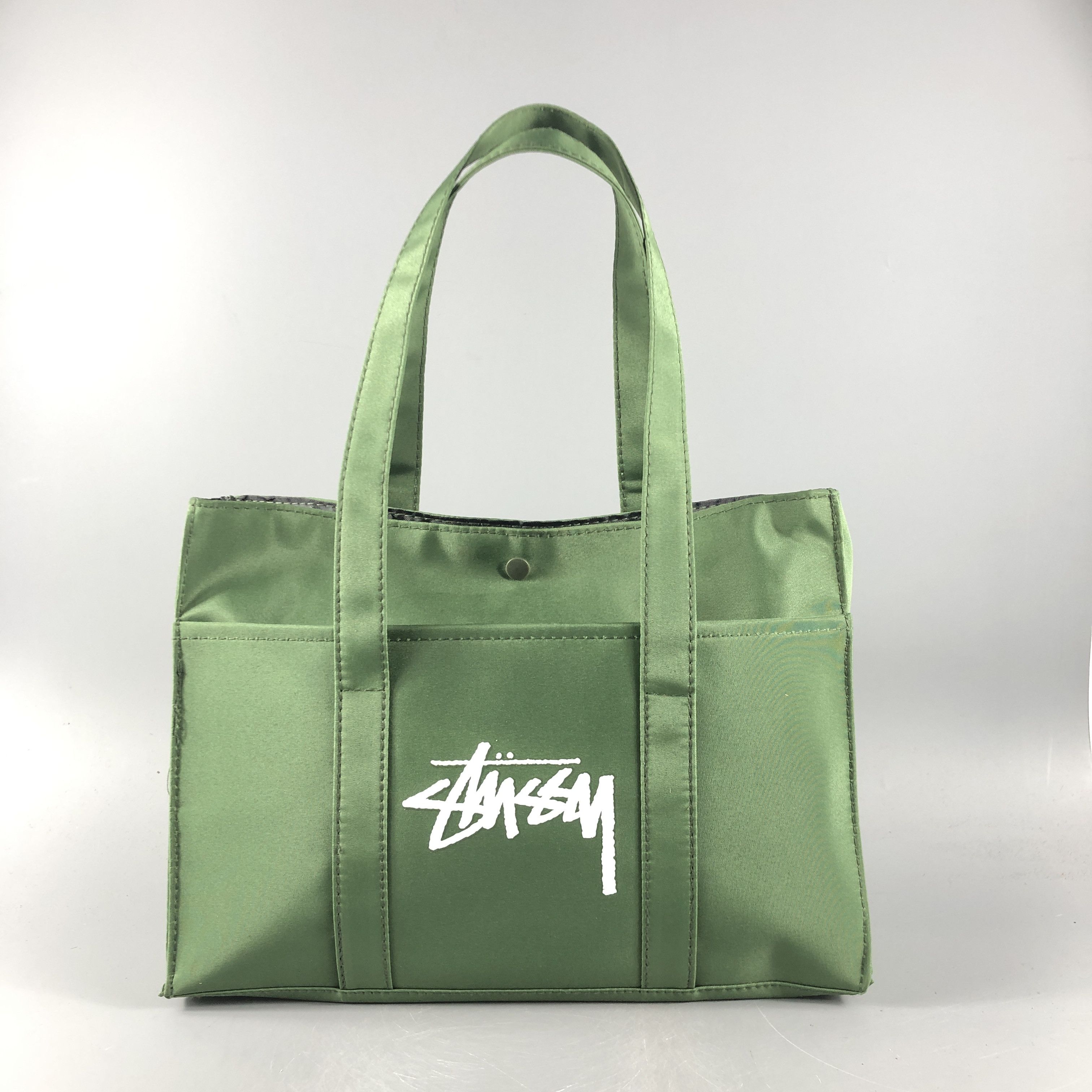 Stussy Stussy Military Colour Tote Bag Stussy Magazine Bags Size ONE SIZE - 2 Thumbnail