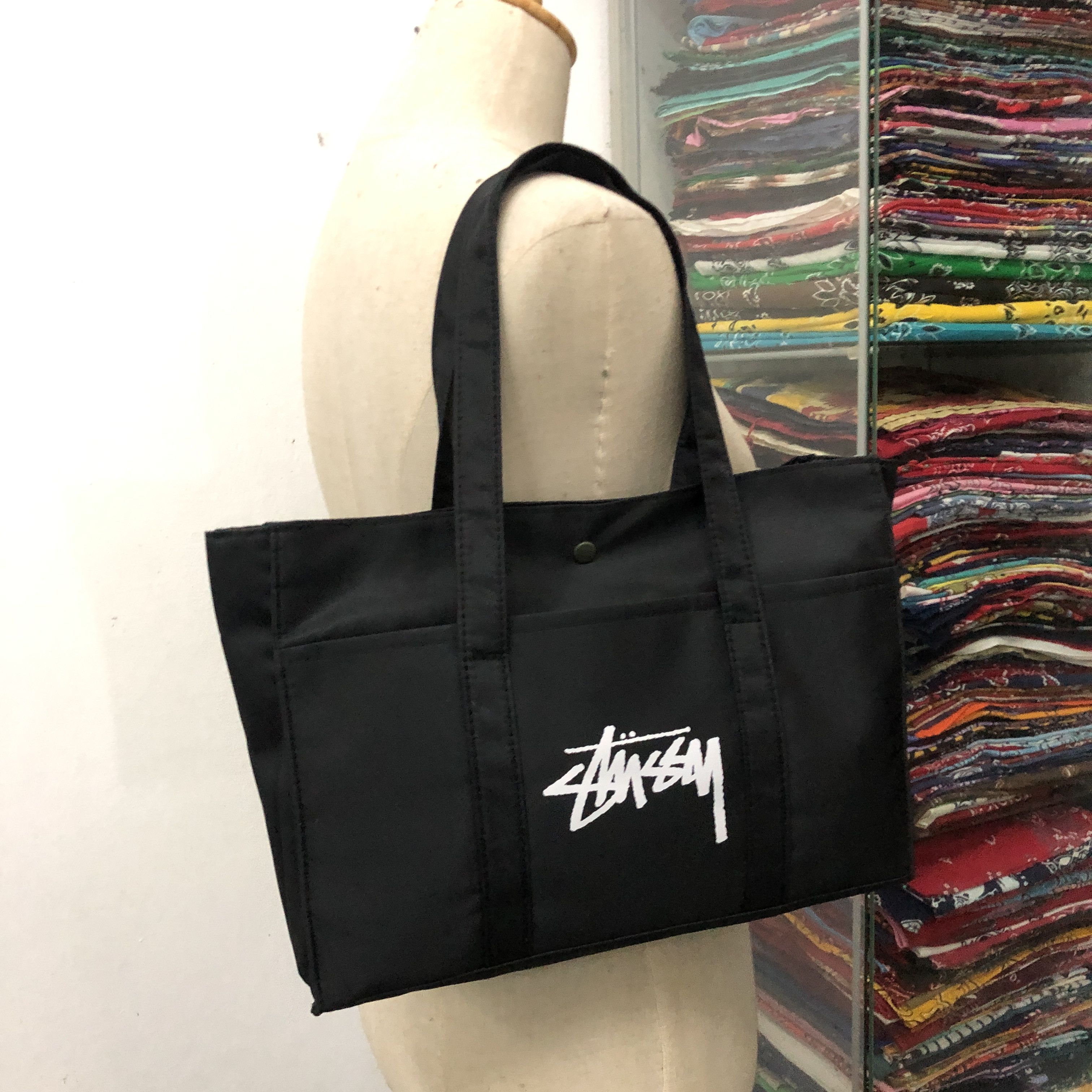 Stussy Stussy Military Colour Tote Tag Stussy Magazine Black Size ONE SIZE - 5 Thumbnail