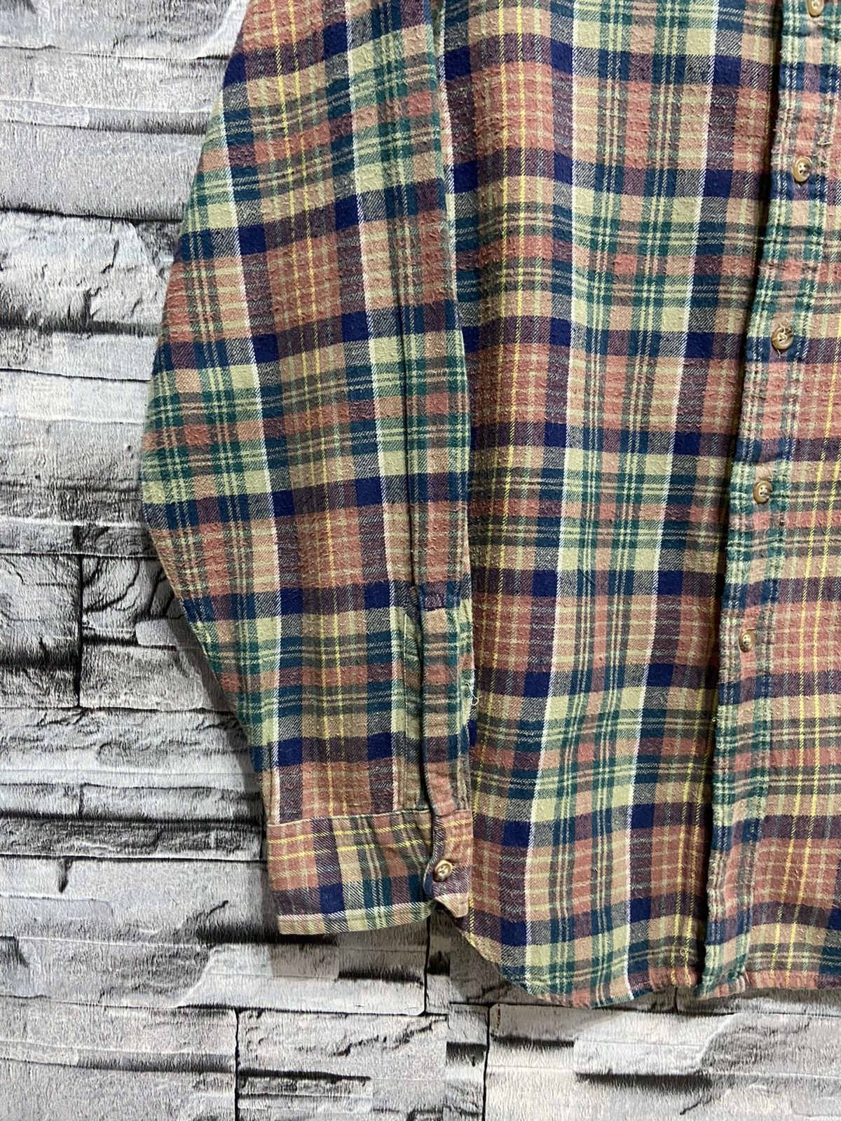 Arrow Arrow Flannel single pocket plaid design Size US XL / EU 56 / 4 - 4 Thumbnail