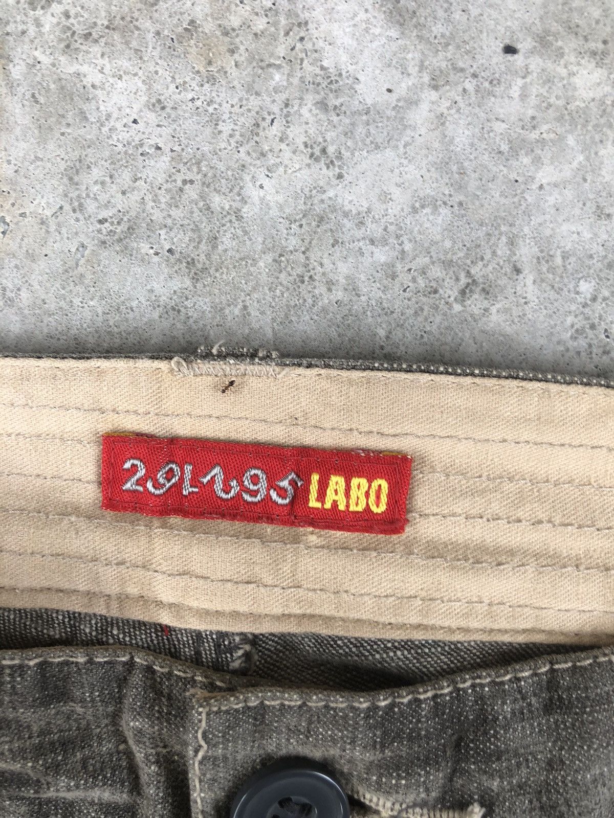 291295=Homme 291295 Homme Cargo Pants Multipocket Distressed Size US 31 - 13 Thumbnail