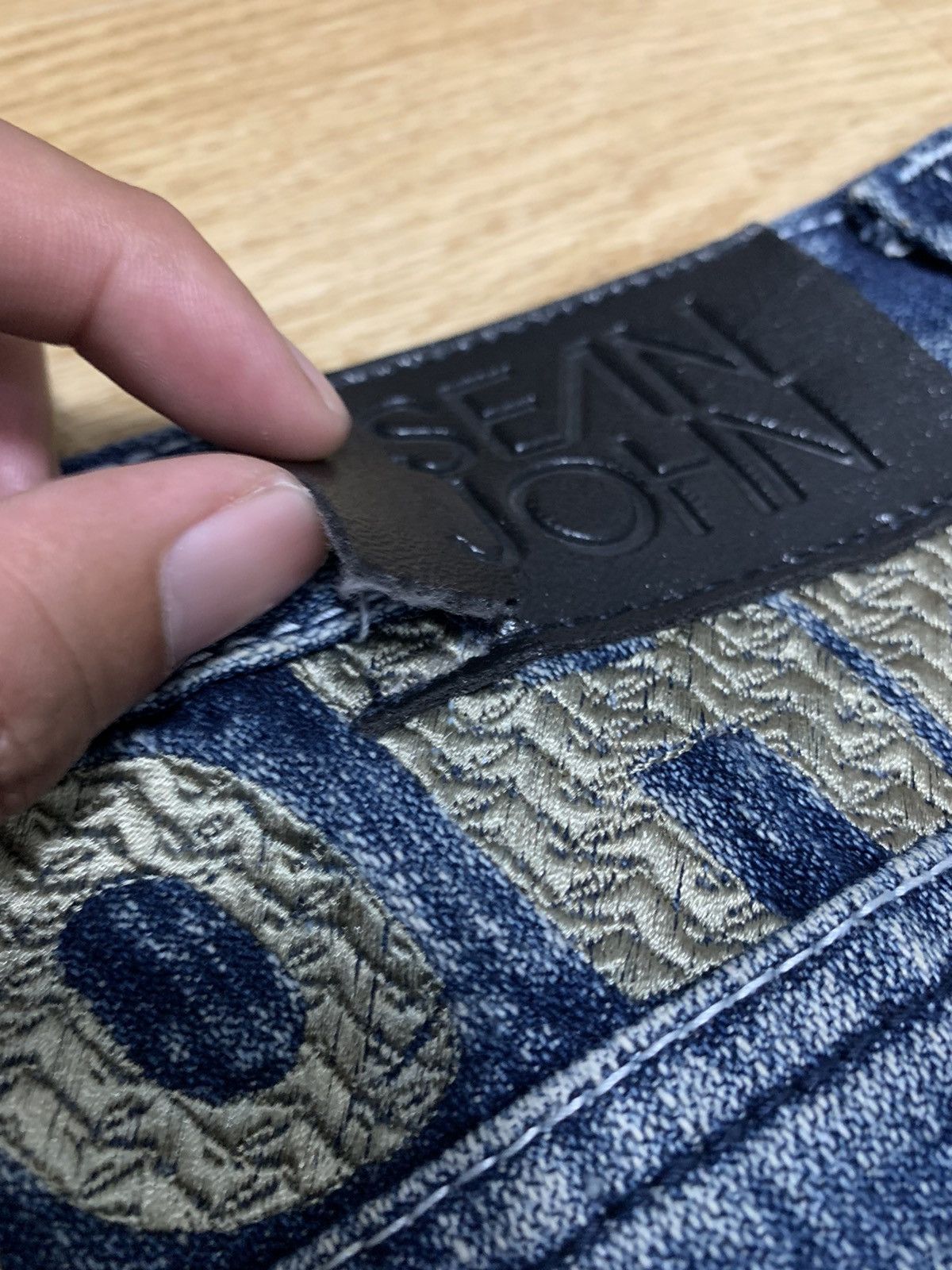 Sean John Sean John Denim Embroidery Logo Size US 34 / EU 50 - 16 Thumbnail
