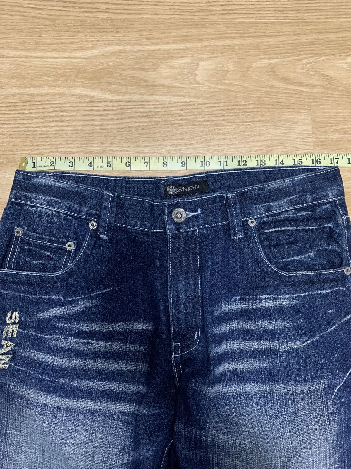 Sean John Sean John Denim Embroidery Logo Size US 34 / EU 50 - 9 Thumbnail