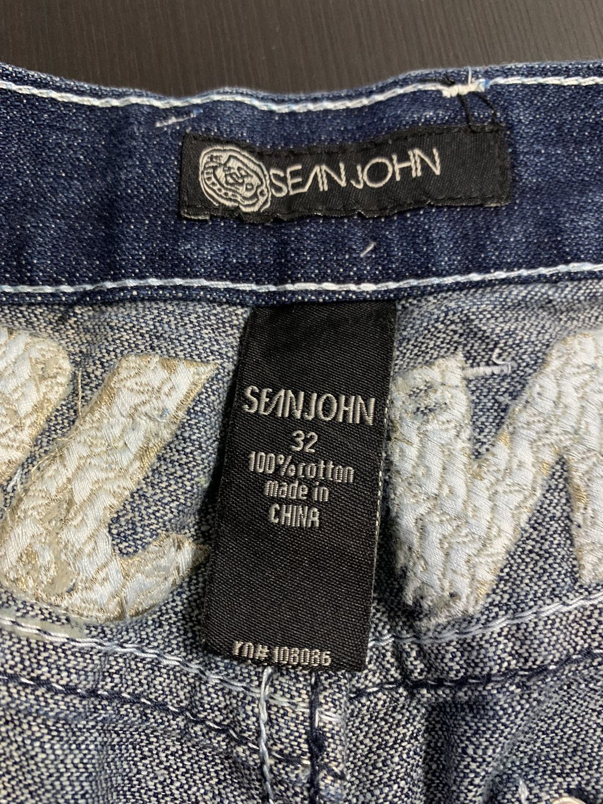 Sean John Sean John Denim Embroidery Logo Size US 34 / EU 50 - 7 Thumbnail