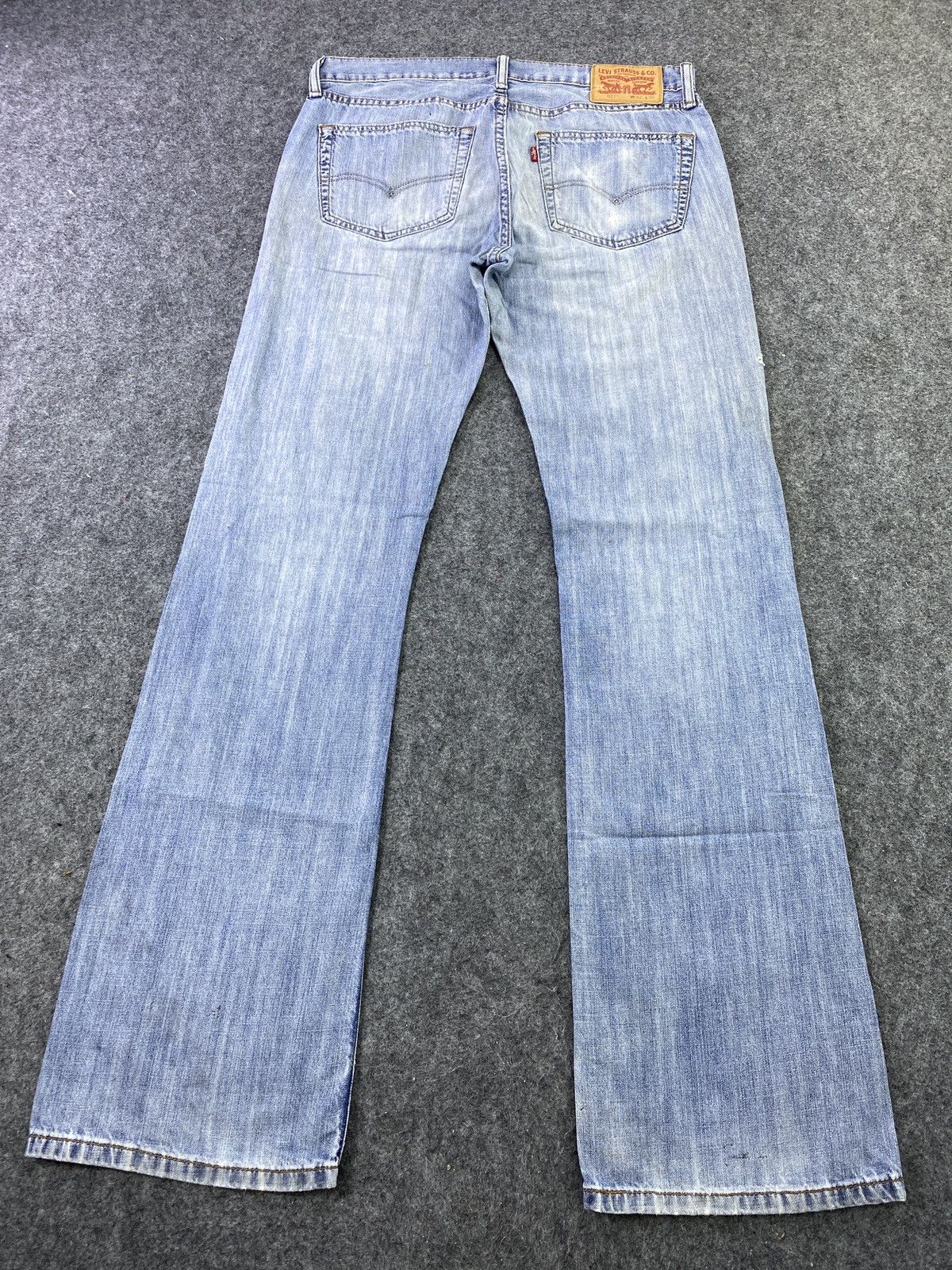 Jean Vintage Levis 527 Distress Blue wash Jeans - J541 Size US 33 - 4 Thumbnail