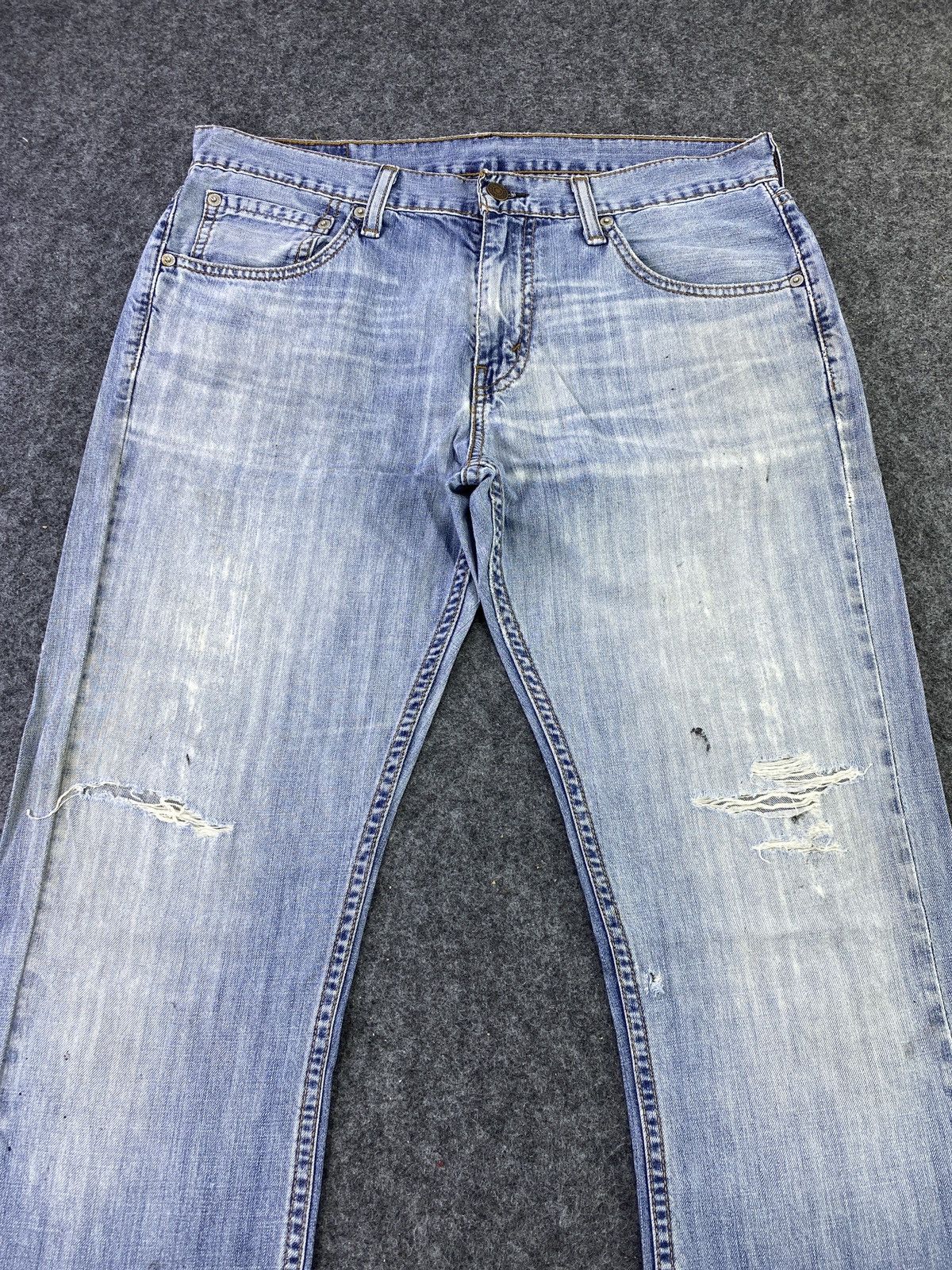 Jean Vintage Levis 527 Distress Blue wash Jeans - J541 Size US 33 - 11 Thumbnail
