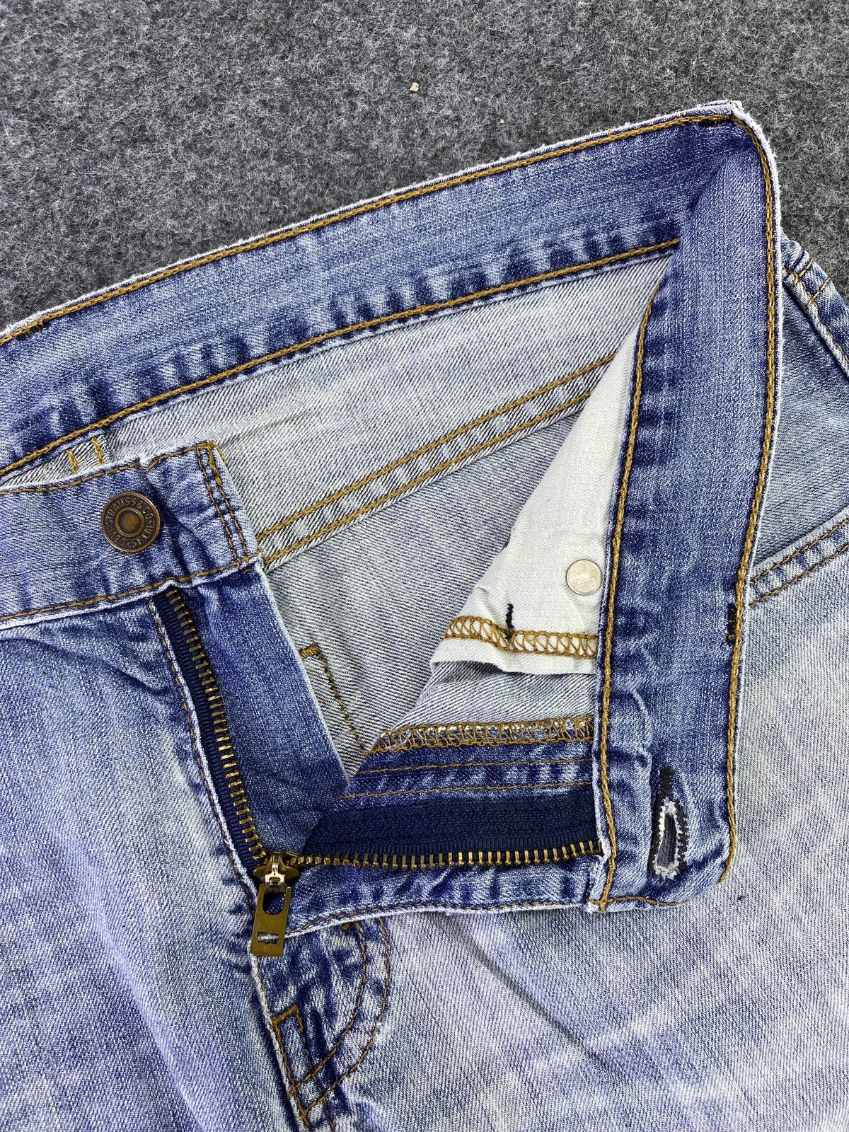 Jean Vintage Levis 527 Distress Blue wash Jeans - J541 Size US 33 - 5 Thumbnail