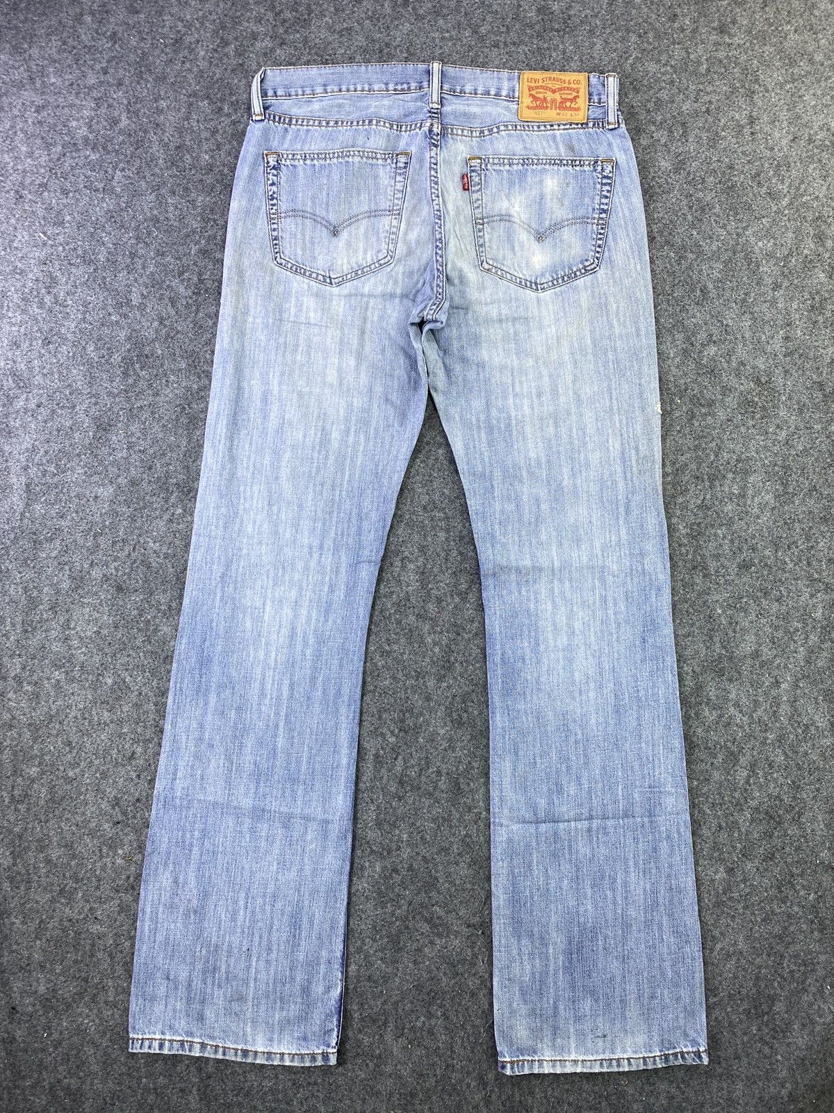 Jean Vintage Levis 527 Distress Blue wash Jeans - J541 Size US 33 - 3 Thumbnail