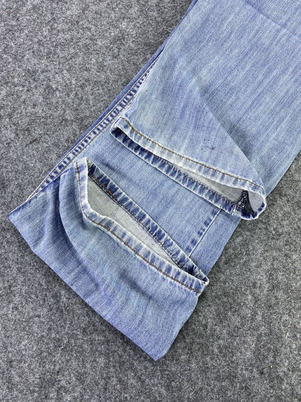 Jean Vintage Levis 527 Distress Blue wash Jeans - J541 Size US 33 - 9 Thumbnail