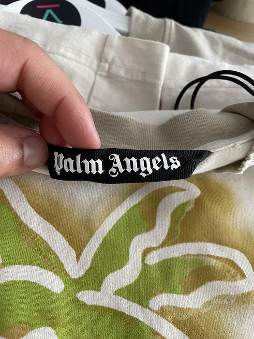 Buy T-shirts Palm Angels logo-print cotton T-shirt (PMAA072S23JER0010384)