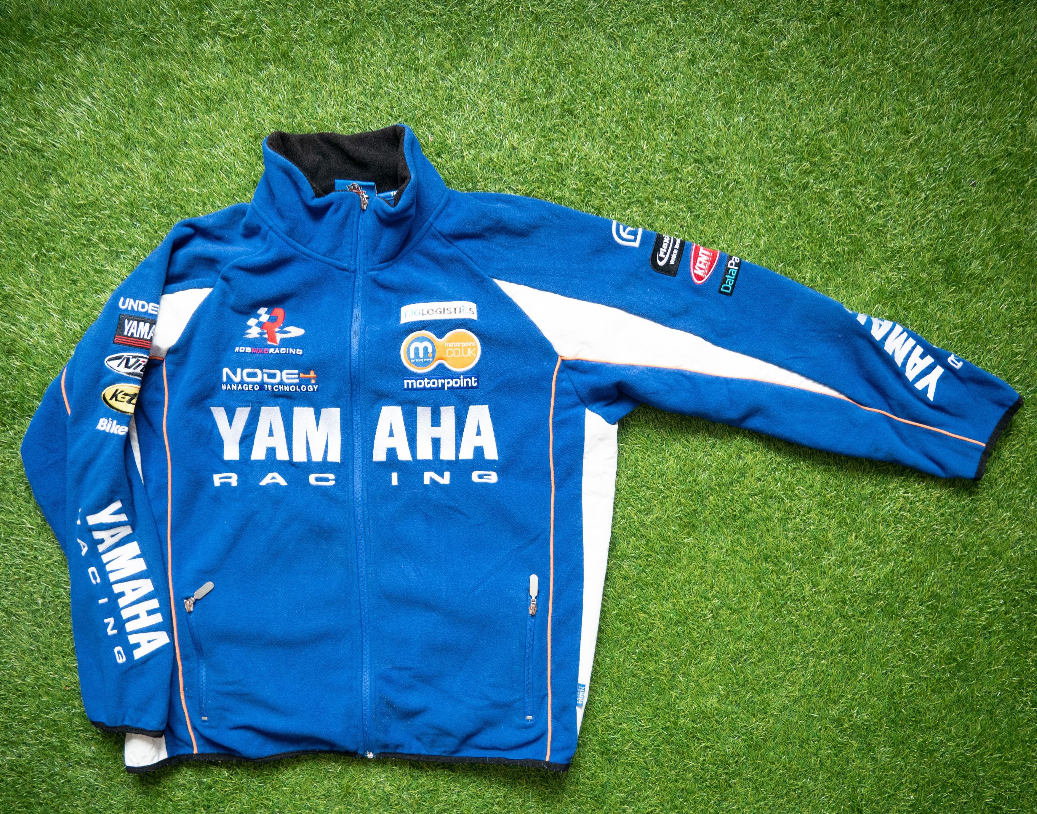Vintage Vintage Yamaha Racing Heavy Fleece Jacket XL Size US XL / EU 56 / 4 - 1 Thumbnail