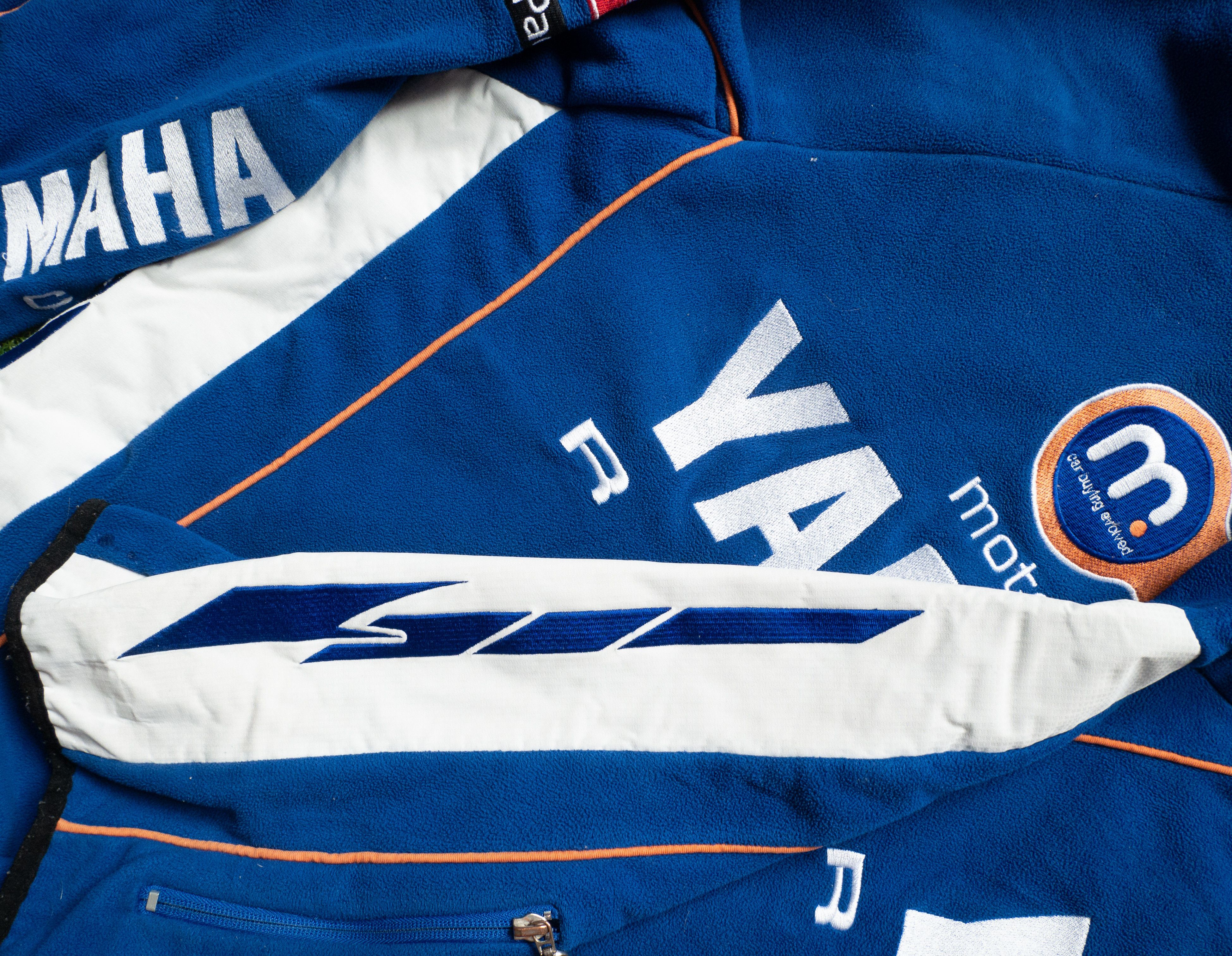 Vintage Vintage Yamaha Racing Heavy Fleece Jacket XL Size US XL / EU 56 / 4 - 7 Thumbnail