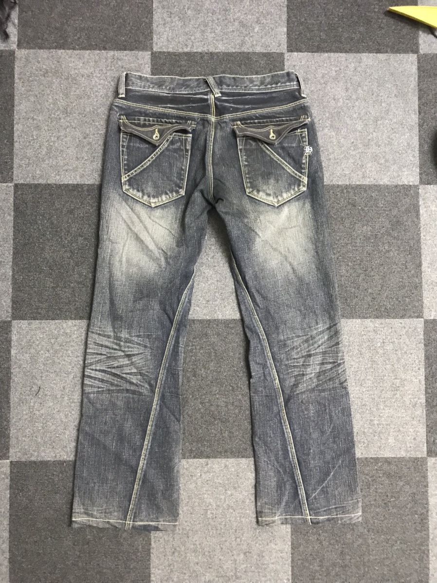 Japanese Brand HIDEAWAYS Japan Flare Jeans Size US 32 / EU 48 - 8 Thumbnail