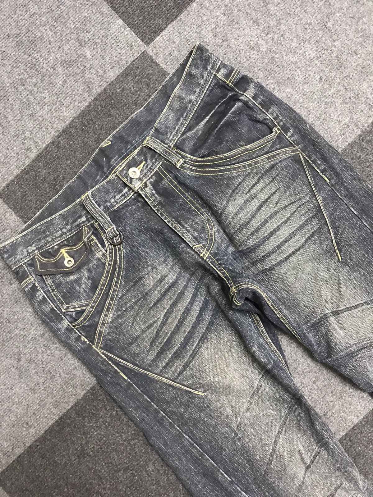 Japanese Brand HIDEAWAYS Japan Flare Jeans Size US 32 / EU 48 - 2 Thumbnail