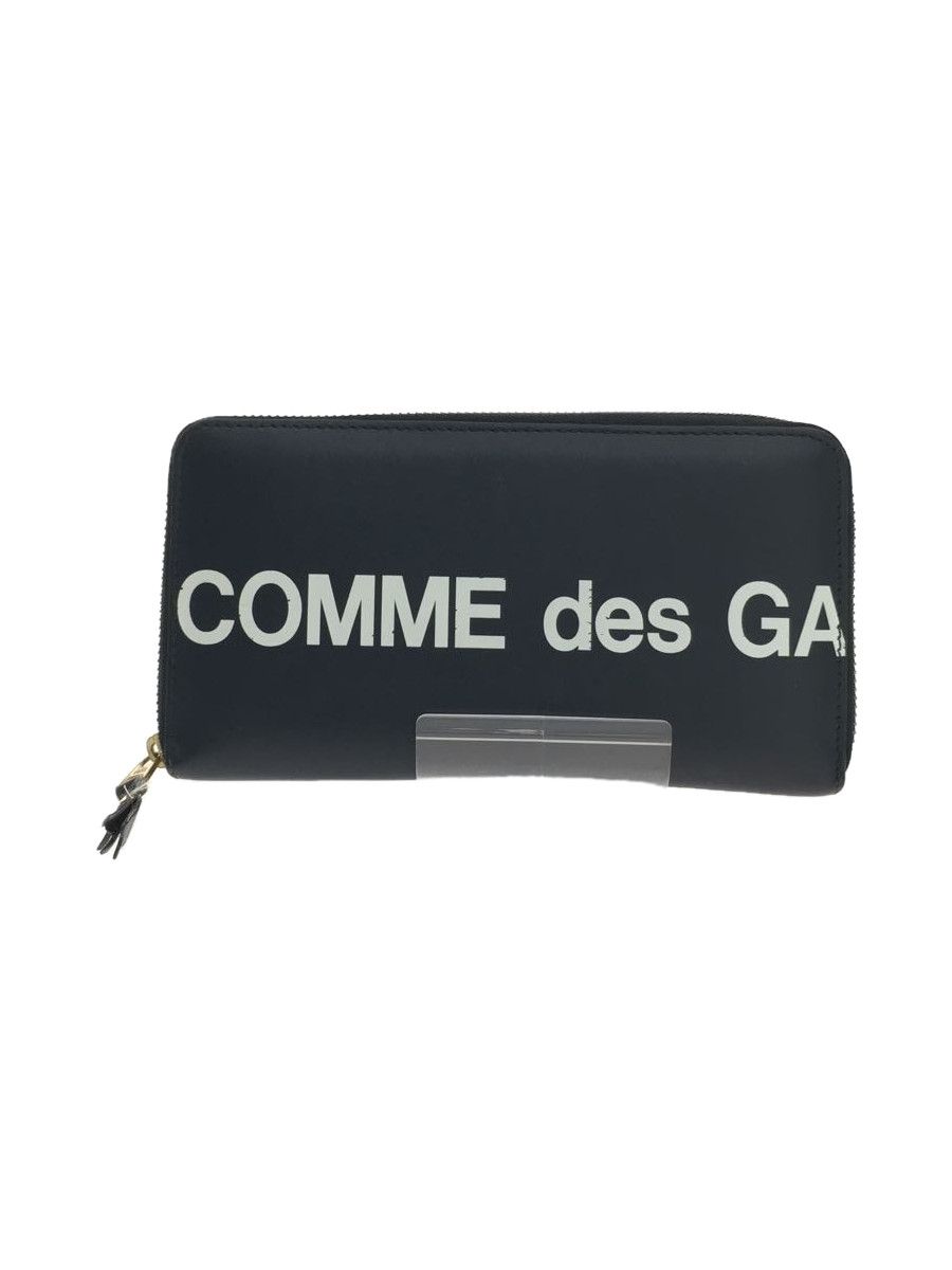 Wallets Black Long Wallet Round Zip Leather