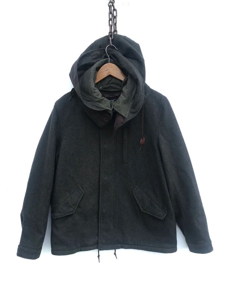image of United Arrows United Arrow Authentic Men Wear Hoodie Jacket in Green (Size Small)
