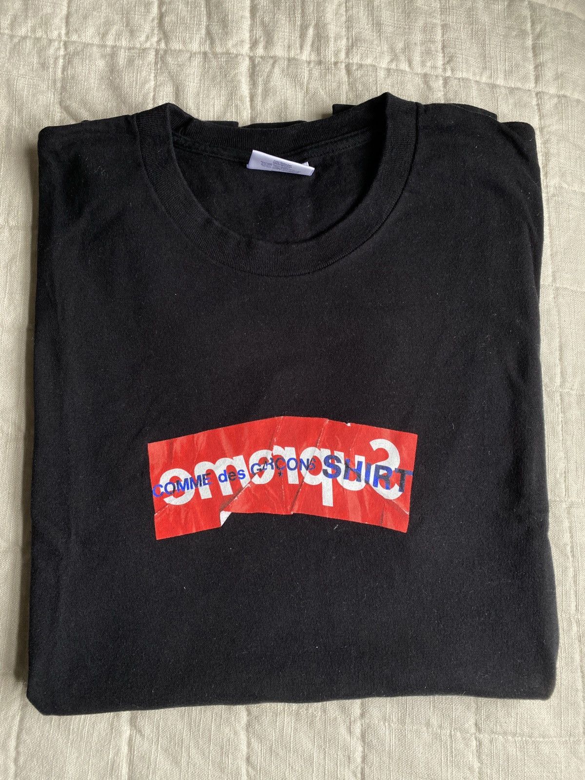 Supreme x CDG Box Logo Tee SS17 Short Sleeve T Shirts