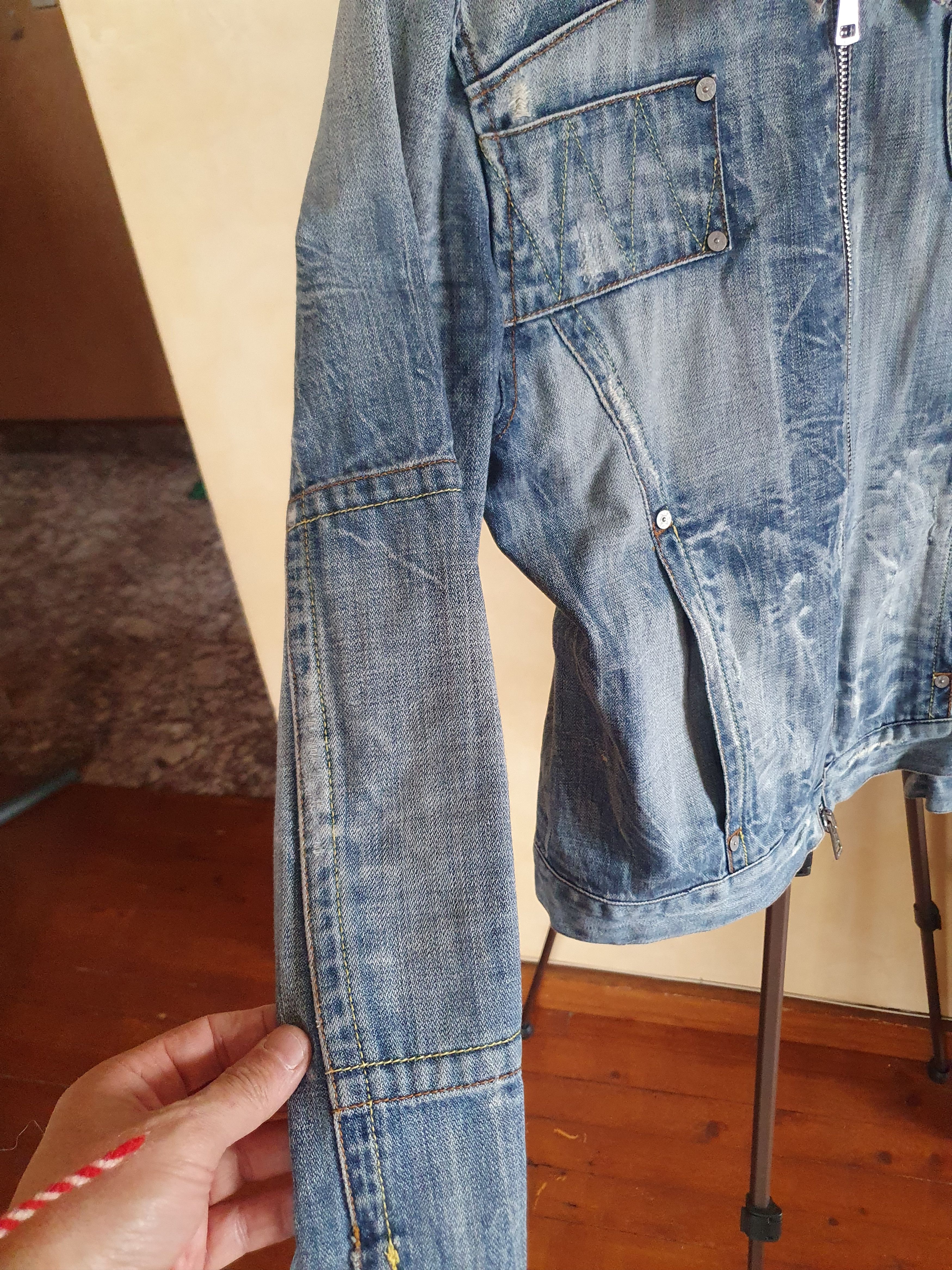 Other Bray Steve Slan denim 25/20/2004 SWAG Made in Italy jacket L Size L / US 10 / IT 46 - 17 Thumbnail