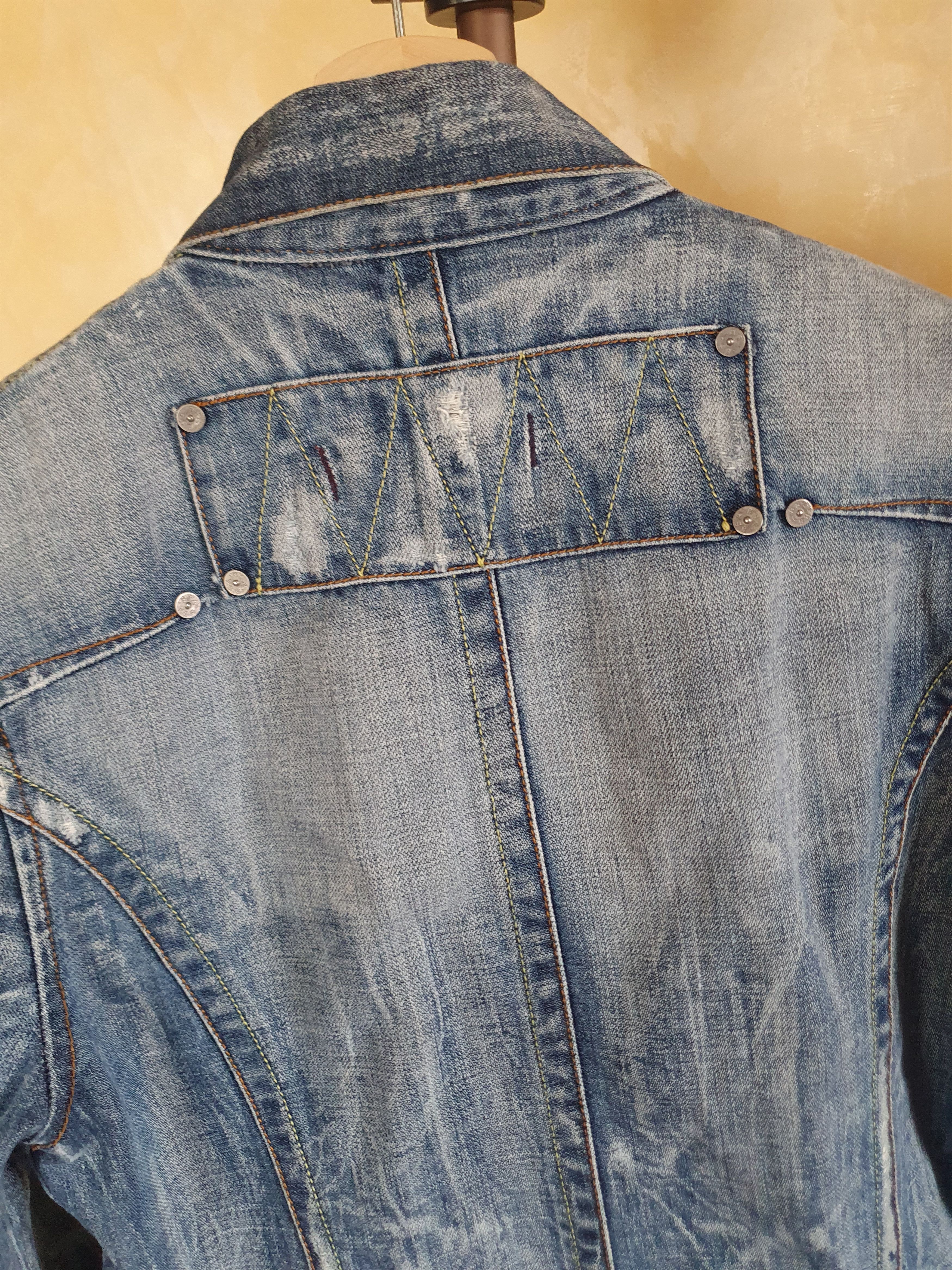 Other Bray Steve Slan denim 25/20/2004 SWAG Made in Italy jacket L Size L / US 10 / IT 46 - 9 Thumbnail