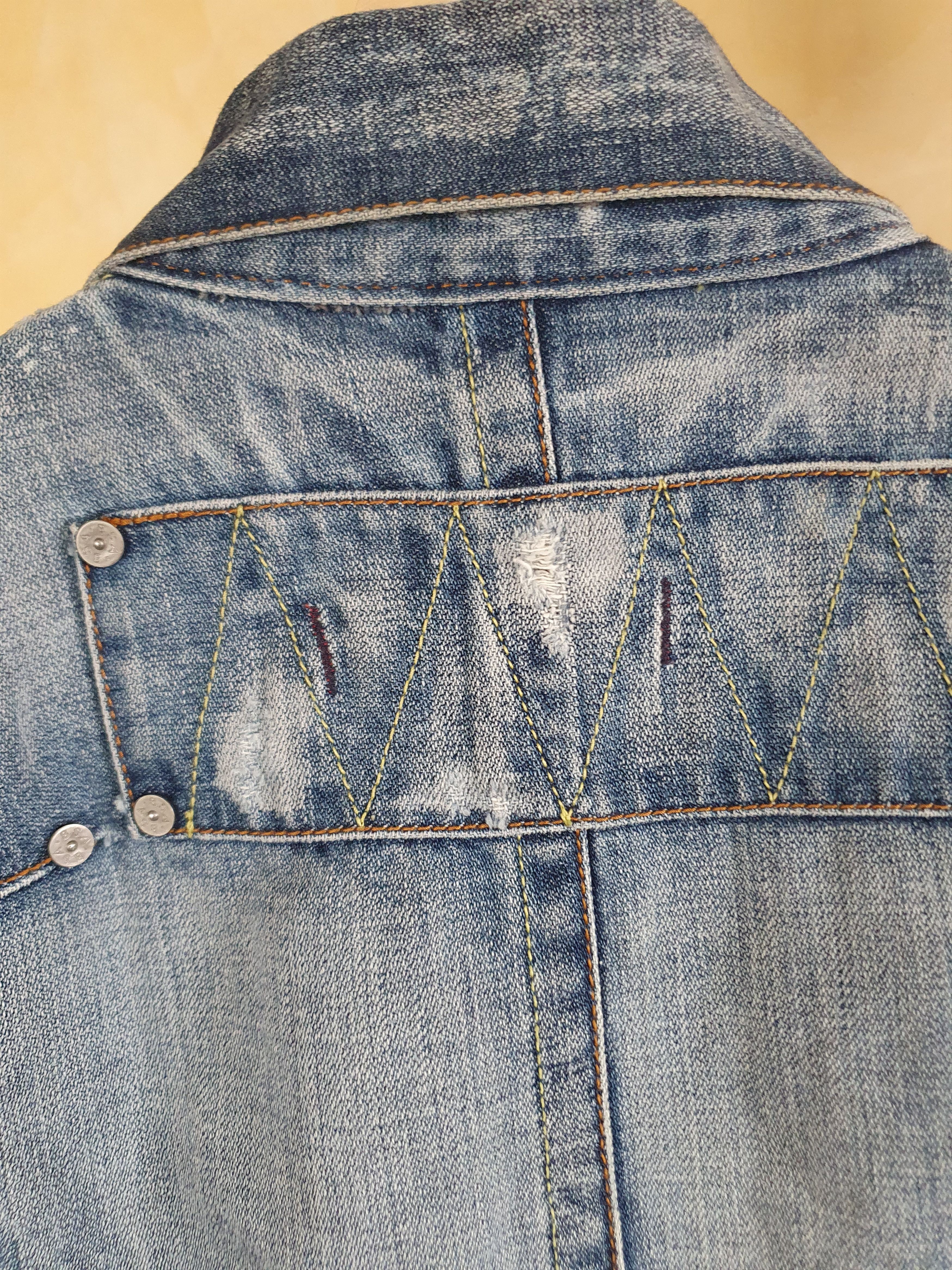 Other Bray Steve Slan denim 25/20/2004 SWAG Made in Italy jacket L Size L / US 10 / IT 46 - 8 Thumbnail