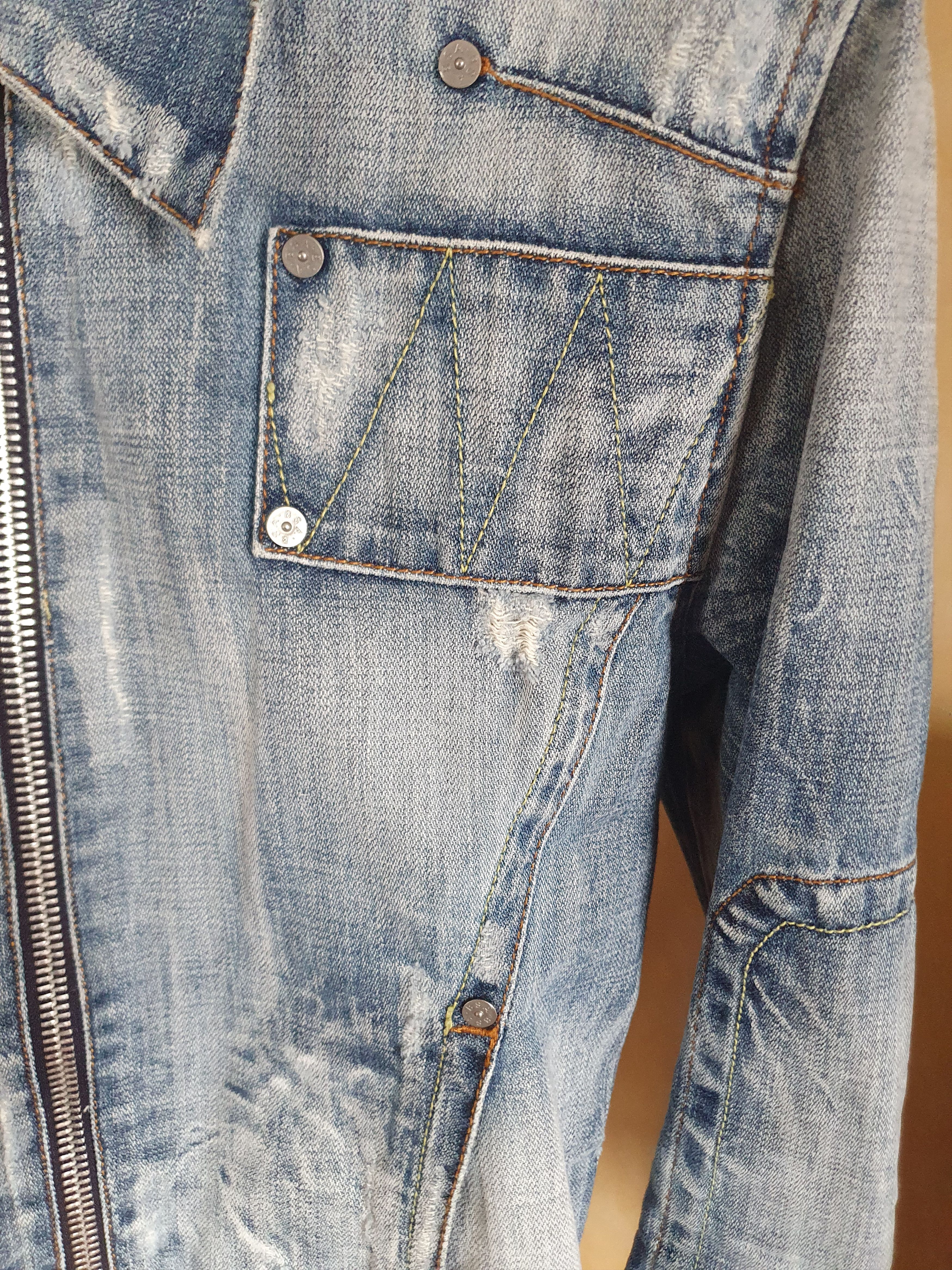 Other Bray Steve Slan denim 25/20/2004 SWAG Made in Italy jacket L Size L / US 10 / IT 46 - 16 Thumbnail