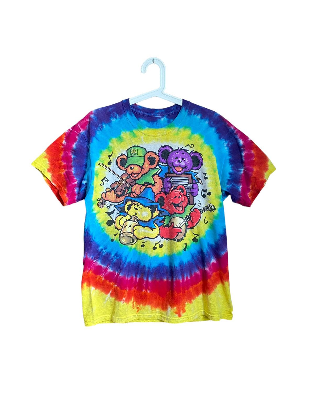 Vintage Vintage Grateful Dead Big River Jamboree Tie Dye Band Tee Size US M / EU 48-50 / 2 - 3 Thumbnail