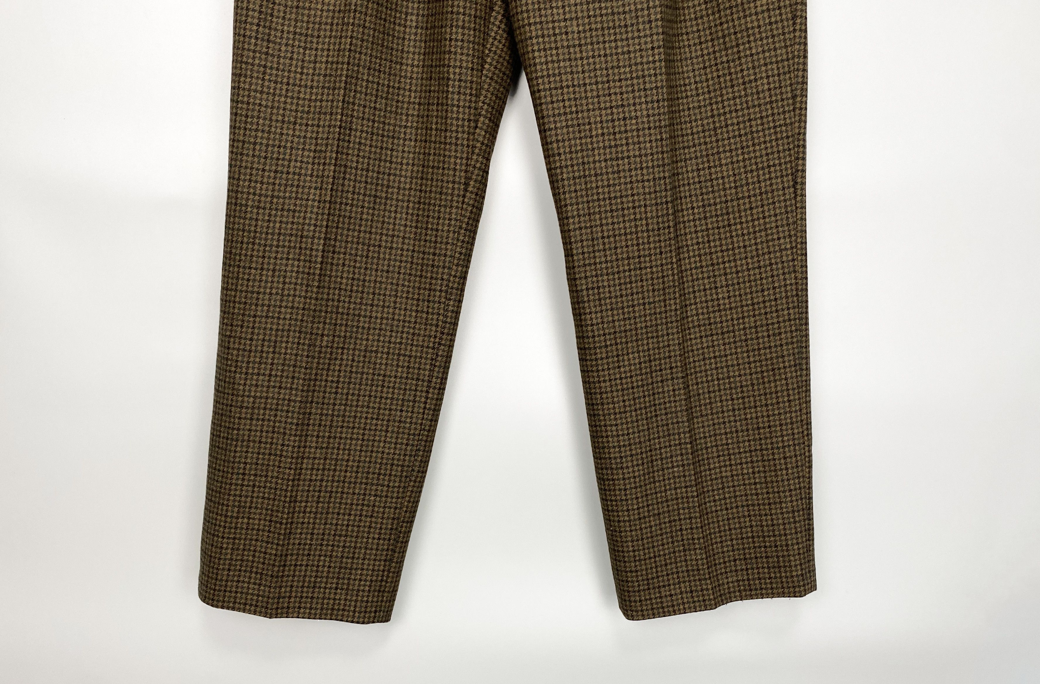 H&M NEW John Boyega x HM Italy Checkered Wool Casual Pant Size US 33 - 3 Thumbnail