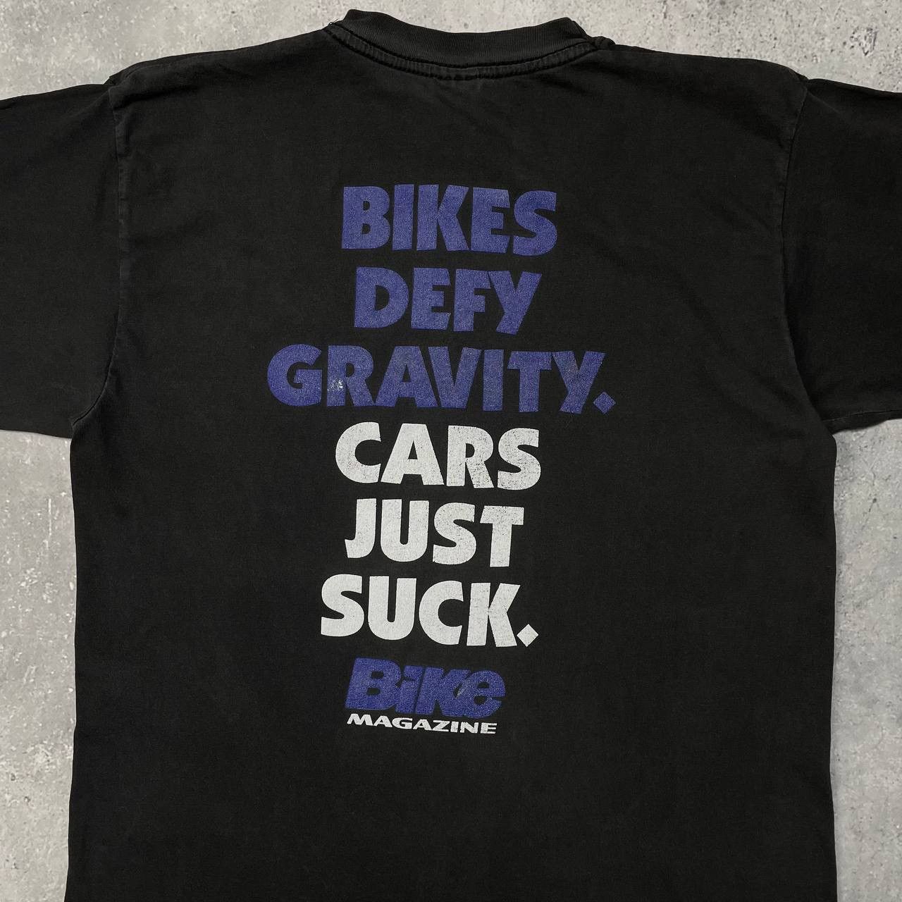 Vintage Vintage Bike Magazine Quote Cars Just Suck T Shirt Size US S / EU 44-46 / 1 - 14 Thumbnail