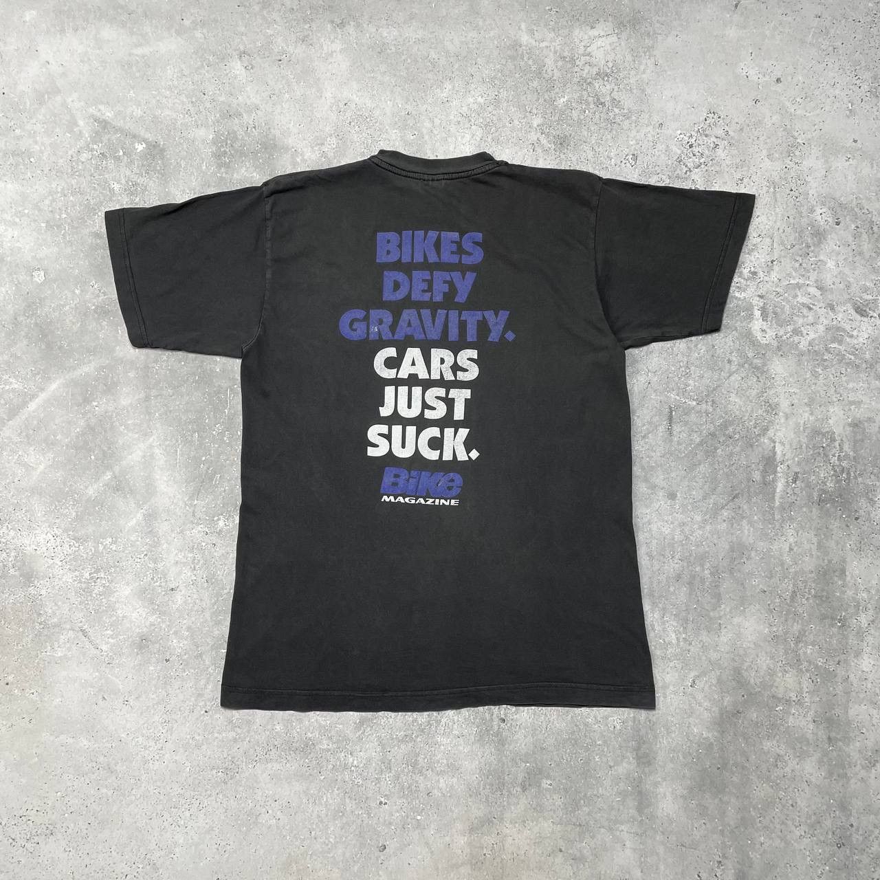 Vintage Vintage Bike Magazine Quote Cars Just Suck T Shirt Size US S / EU 44-46 / 1 - 1 Thumbnail