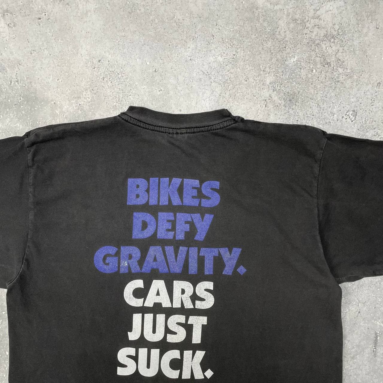 Vintage Vintage Bike Magazine Quote Cars Just Suck T Shirt Size US S / EU 44-46 / 1 - 13 Thumbnail