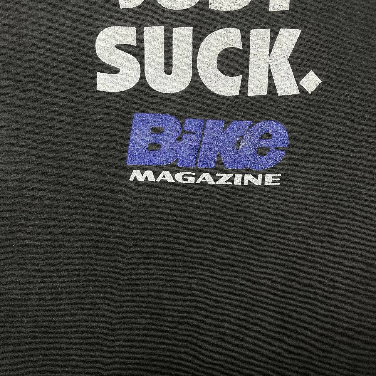 Vintage Vintage Bike Magazine Quote Cars Just Suck T Shirt Size US S / EU 44-46 / 1 - 16 Thumbnail
