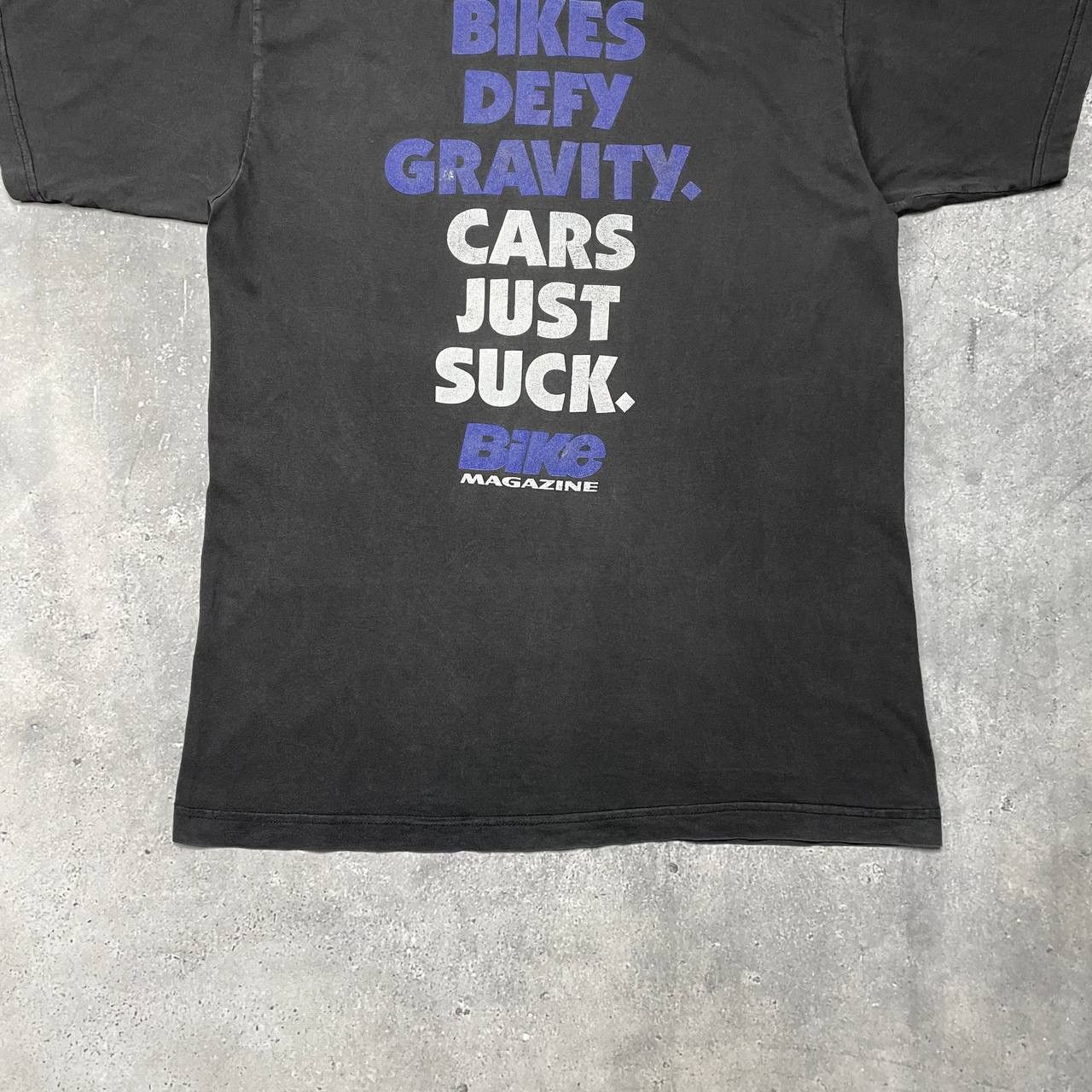 Vintage Vintage Bike Magazine Quote Cars Just Suck T Shirt Size US S / EU 44-46 / 1 - 20 Thumbnail