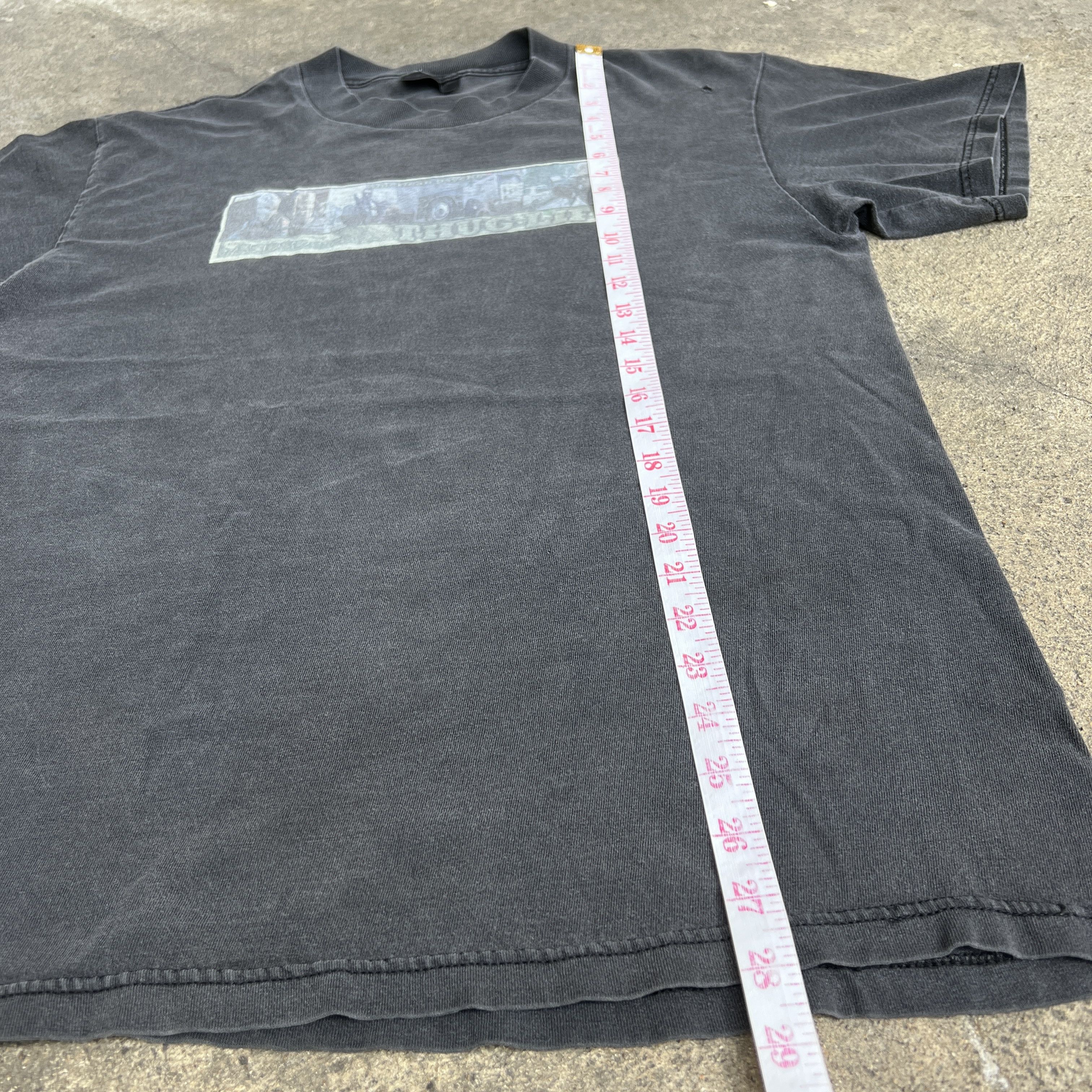 Vintage Vtg Serial killer American Psycho Thug Life Faded Thrashed Size US L / EU 52-54 / 3 - 8 Thumbnail