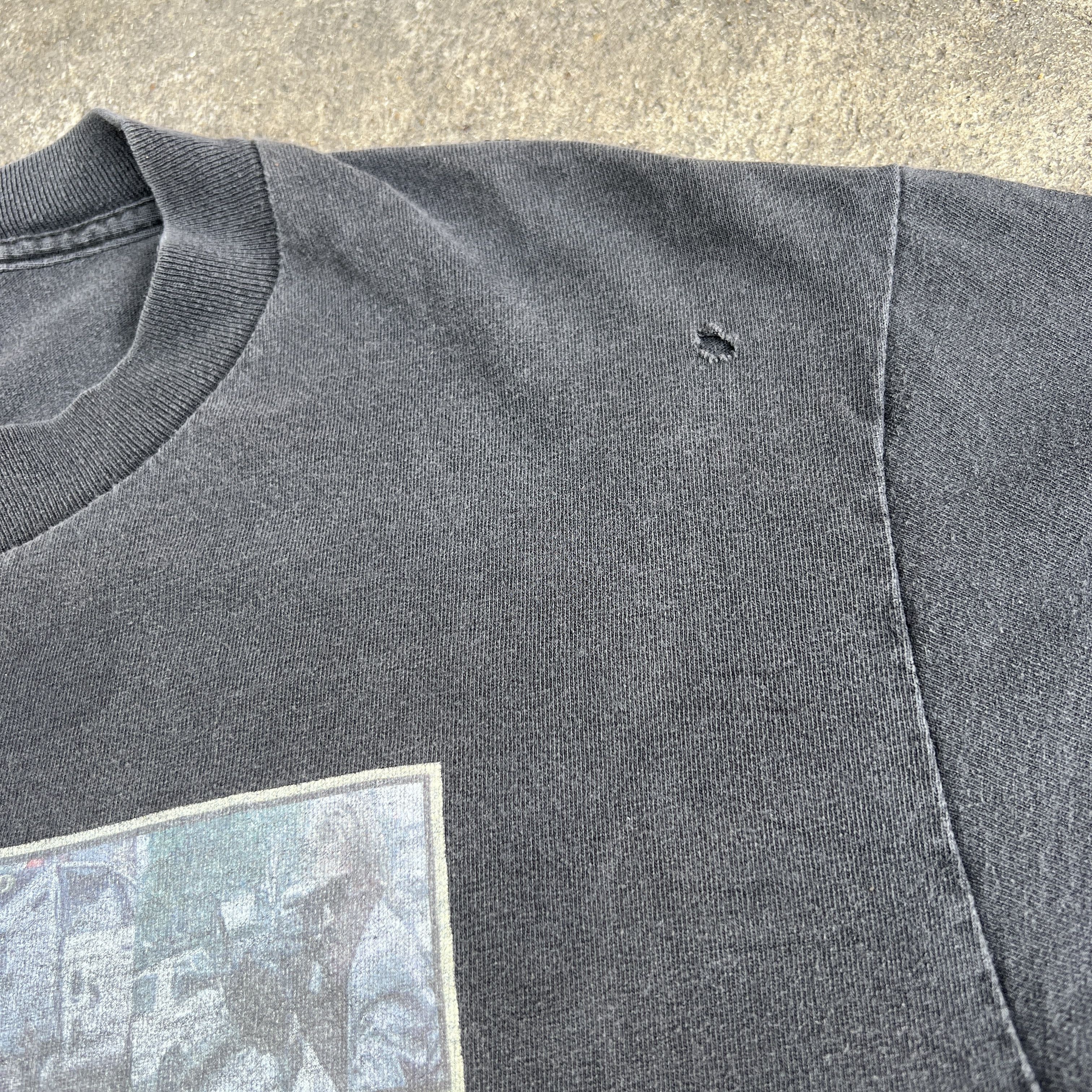 Vintage Vtg Serial killer American Psycho Thug Life Faded Thrashed Size US L / EU 52-54 / 3 - 4 Thumbnail