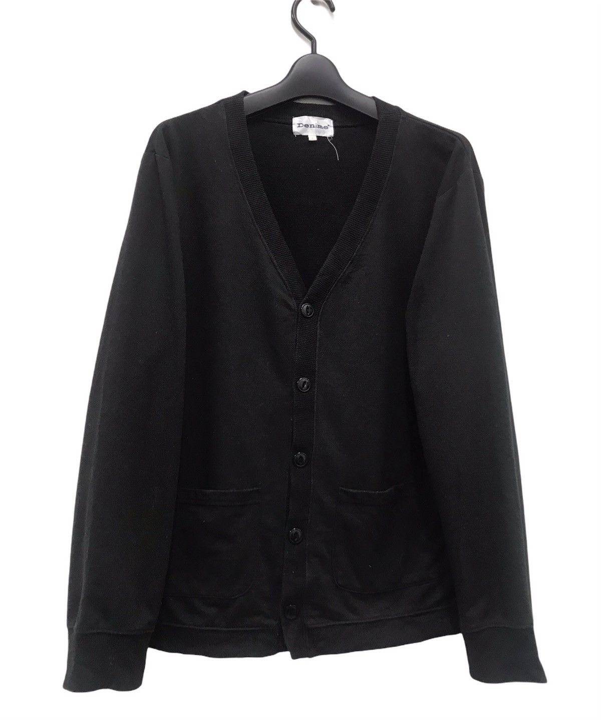 Denime Denime Black Cardigan Sweatshirt Size US L / EU 52-54 / 3 - 1 Thumbnail
