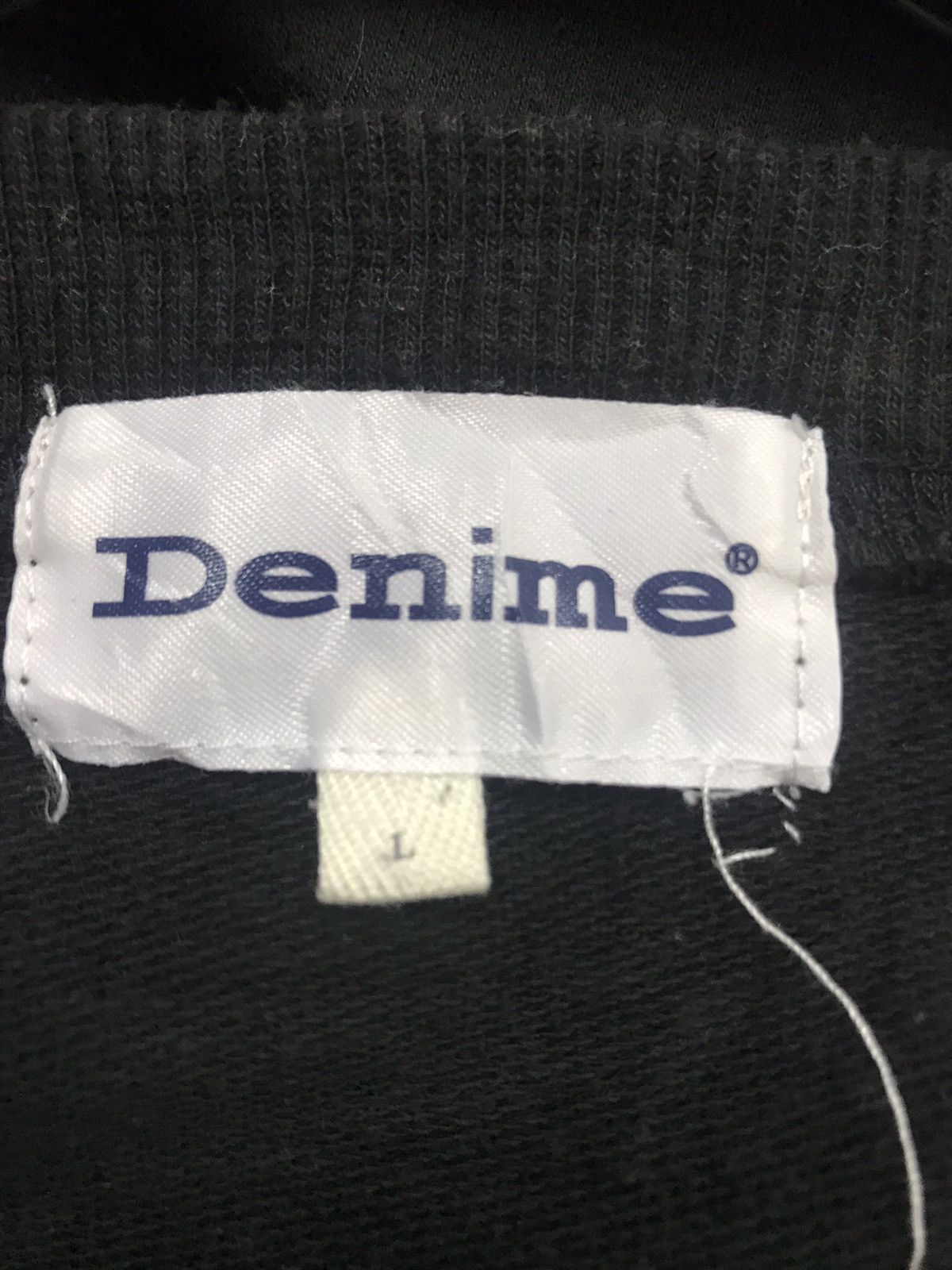 Denime Denime Black Cardigan Sweatshirt Size US L / EU 52-54 / 3 - 7 Thumbnail