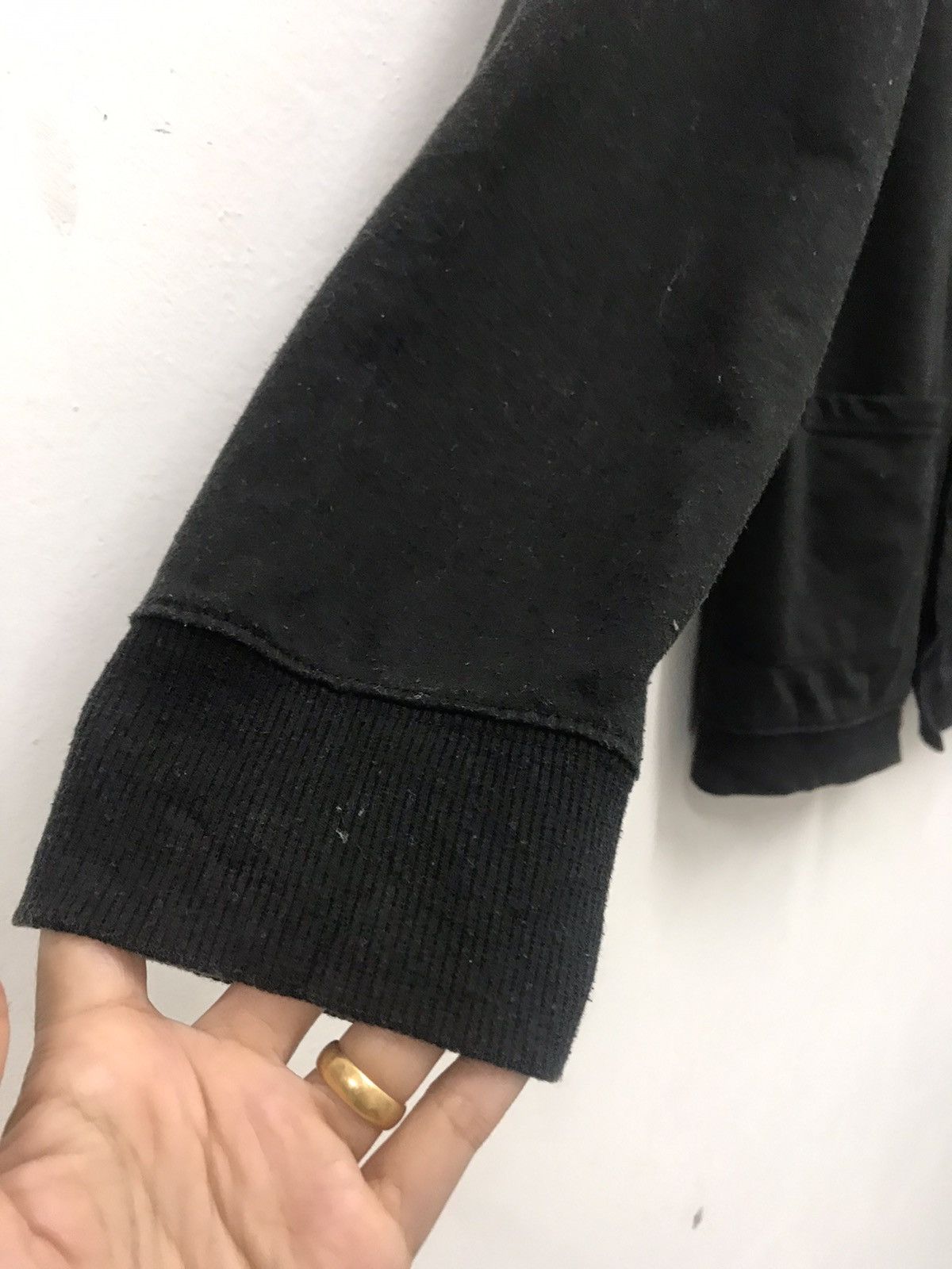 Denime Denime Black Cardigan Sweatshirt Size US L / EU 52-54 / 3 - 5 Thumbnail