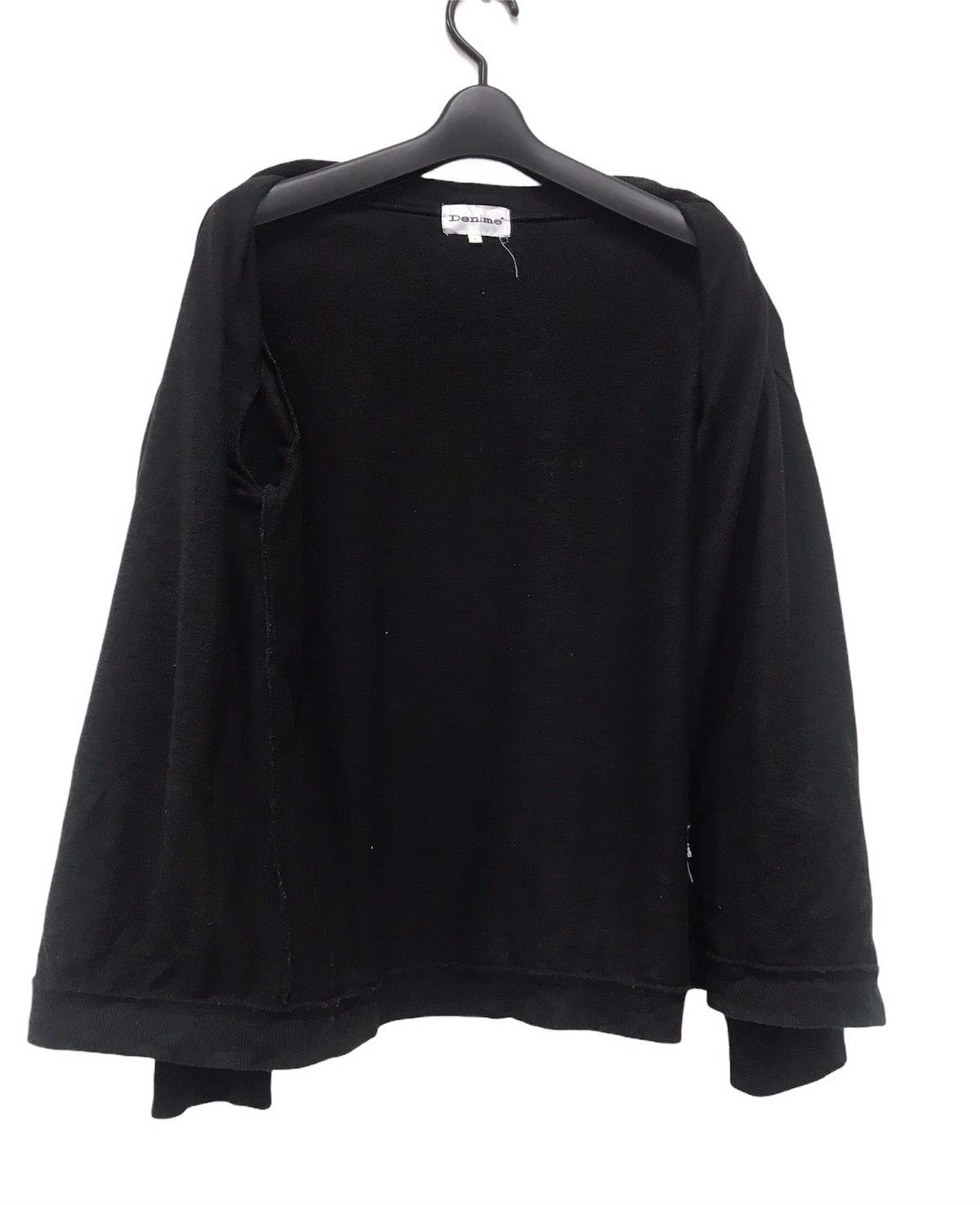 Denime Denime Black Cardigan Sweatshirt Size US L / EU 52-54 / 3 - 3 Thumbnail