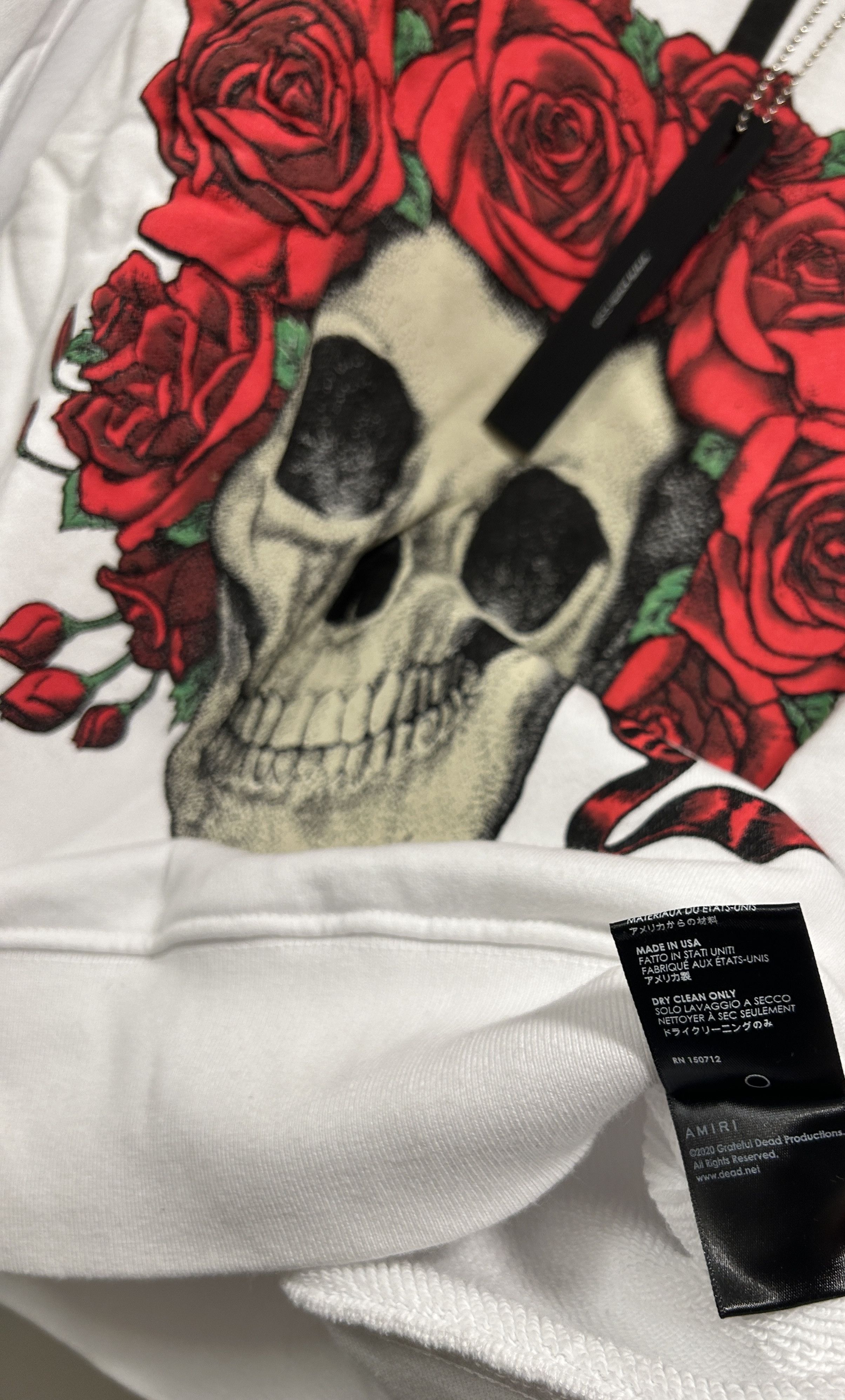Amiri × Grateful Dead Amiri white grateful dead sweatshirt skull crewneck Size US M / EU 48-50 / 2 - 4 Thumbnail