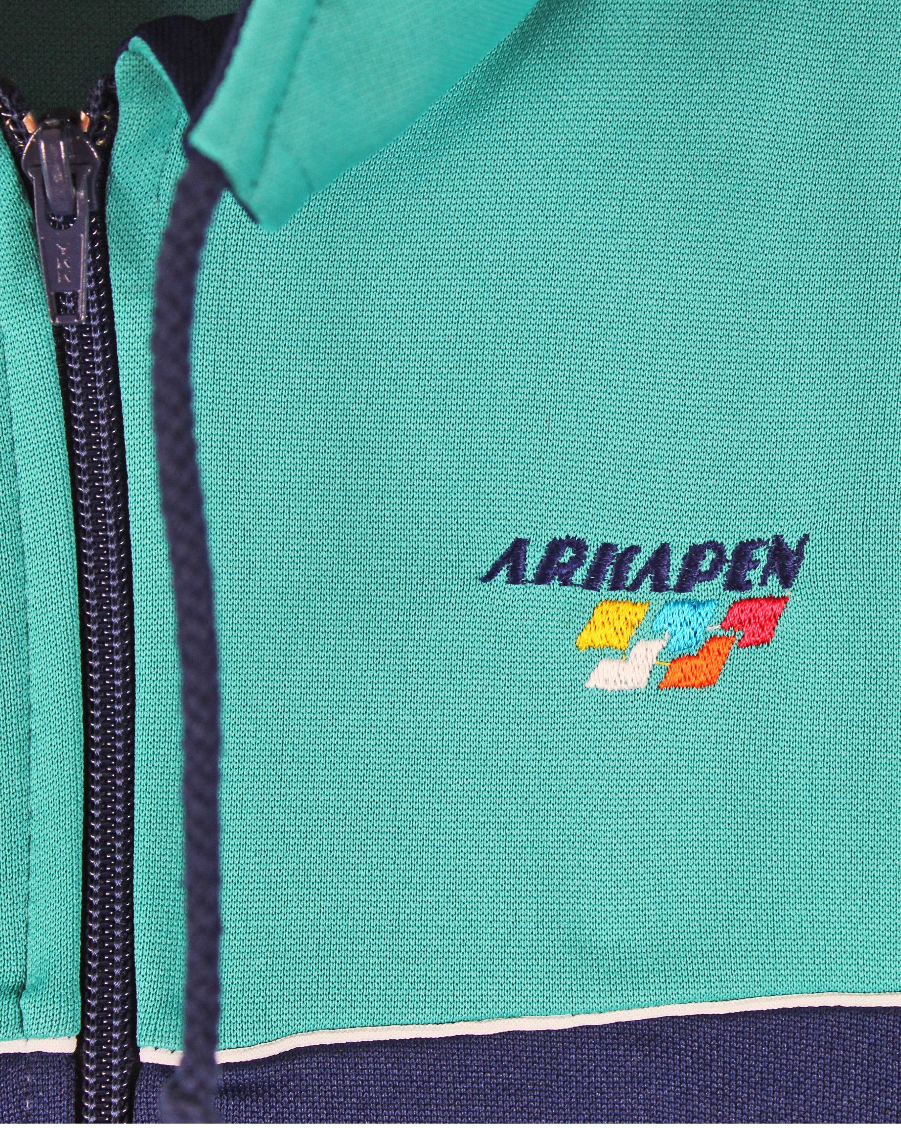 Vintage NOS 90s vintage ARKAPEN Madrid track jacket OG DS Spain Size US XL / EU 56 / 4 - 4 Thumbnail