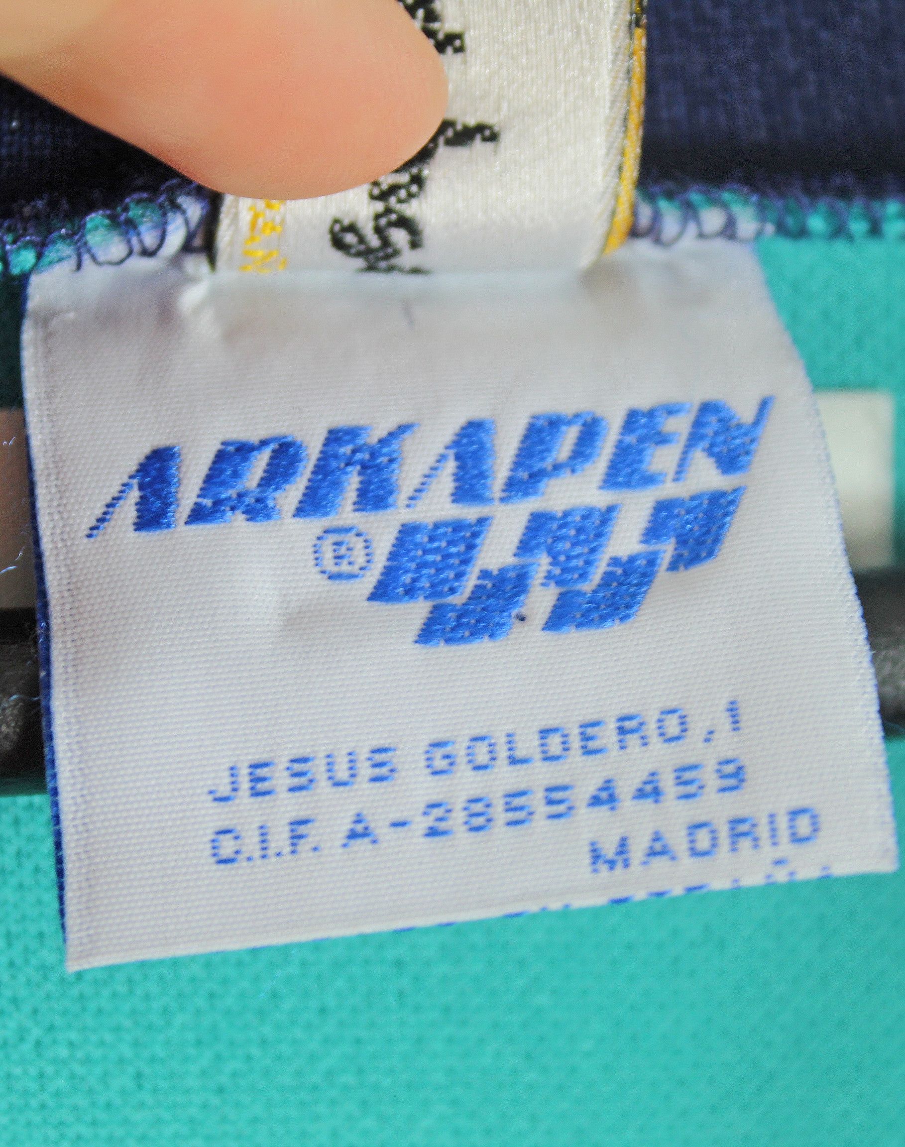 Vintage NOS 90s vintage ARKAPEN Madrid track jacket OG DS Spain Size US XL / EU 56 / 4 - 6 Thumbnail