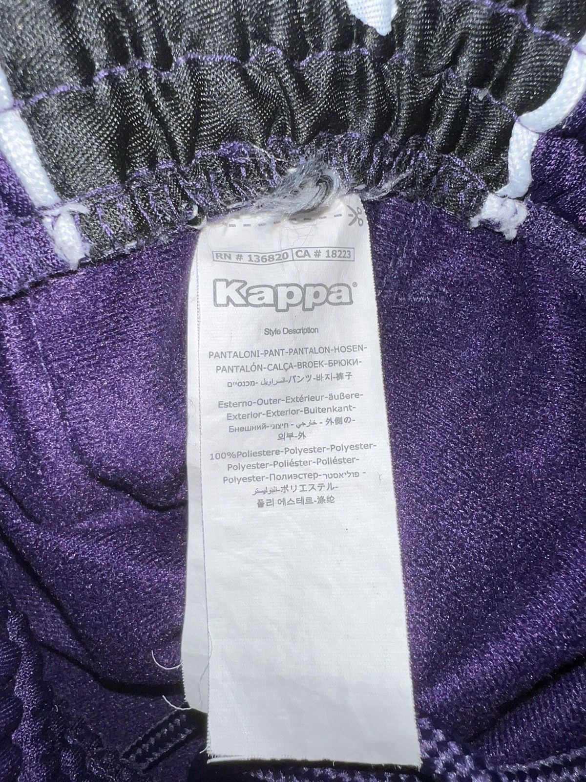 Kappa Kappa Purple Track Pants Size US 32 / EU 48 - 4 Thumbnail