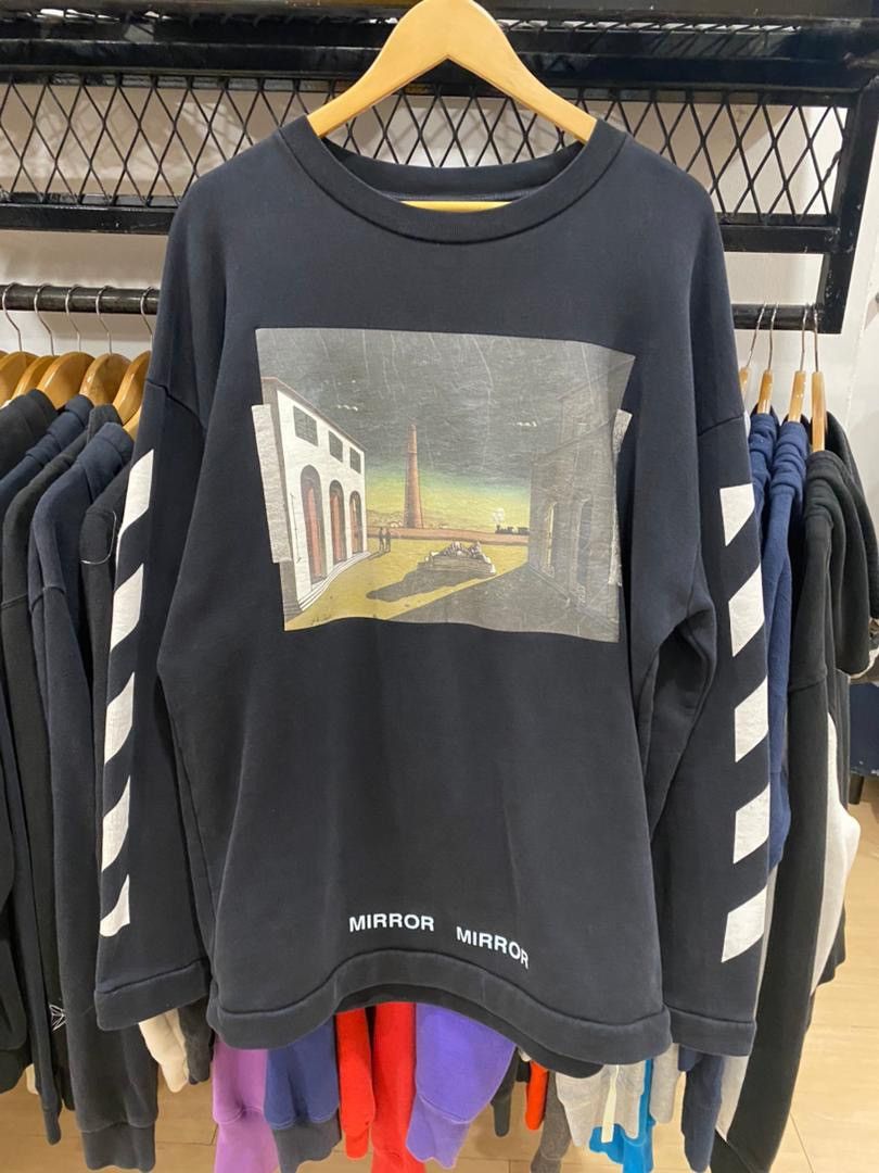 Off-White off white over size sweatshirt mirror mirror Size US XS / EU 42 / 0 - 5 Thumbnail