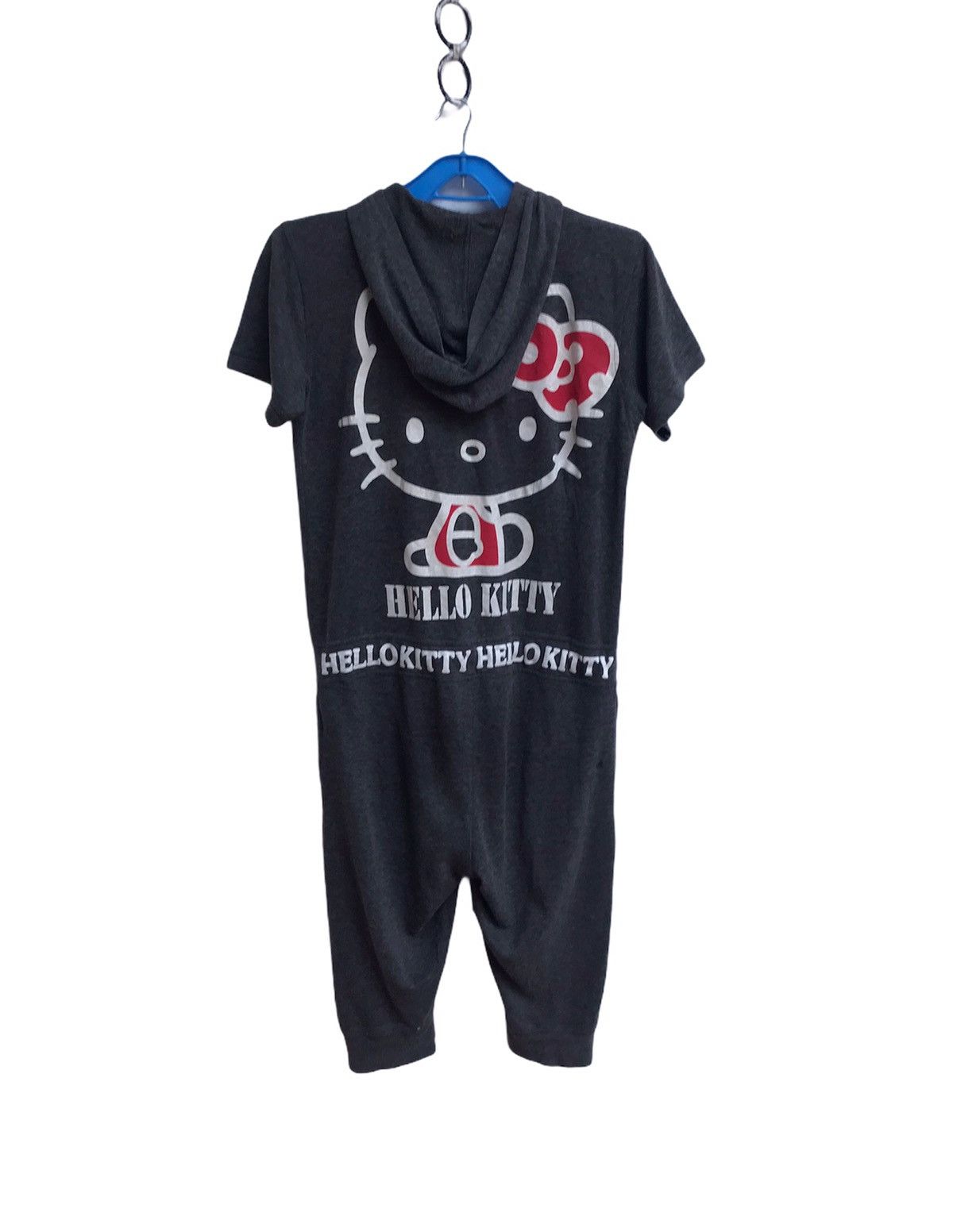 Japanese Brand 🔥Hello Kitty Jumpsuit With Hoodies Size US 33 - 1 Thumbnail